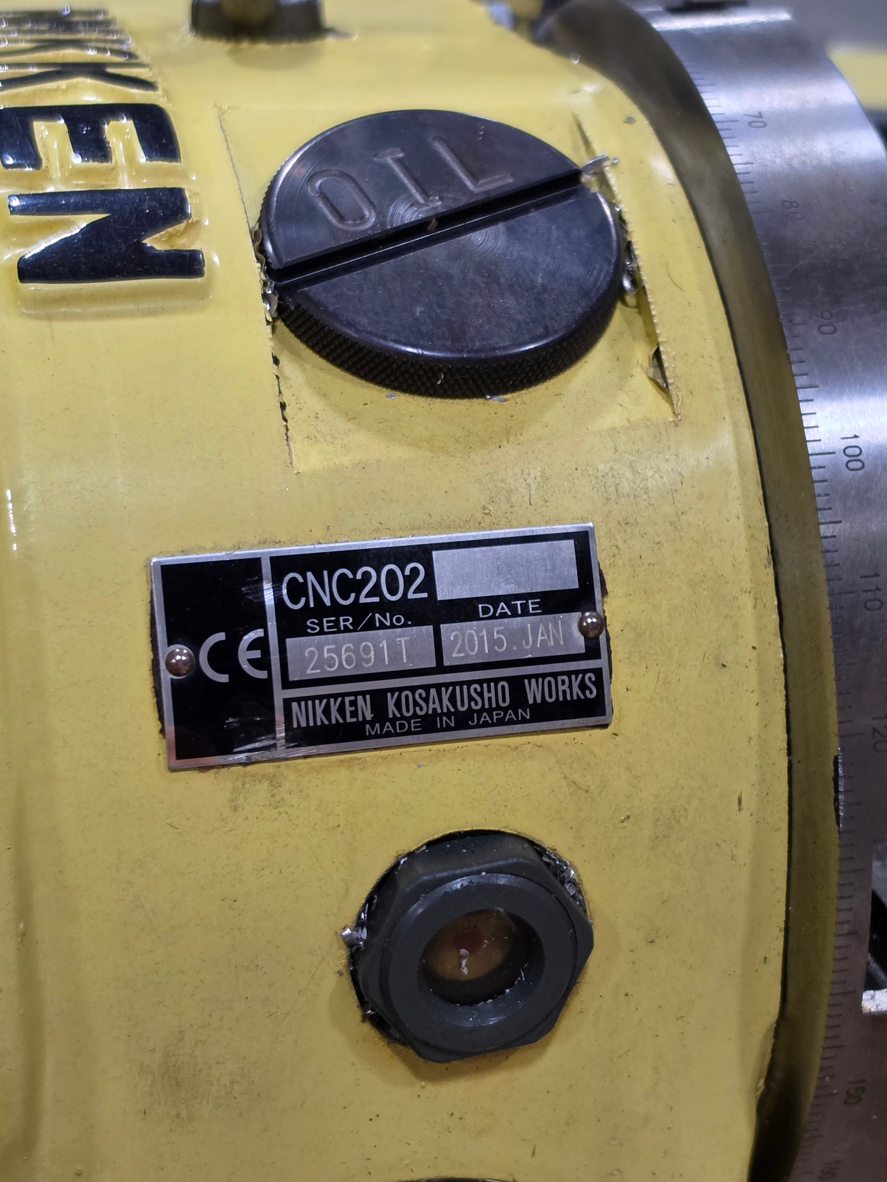 Nikken CNC202 4th Axis Rotary Table TAT-105N Indexer Tailstock Set *Light Use* 3pc