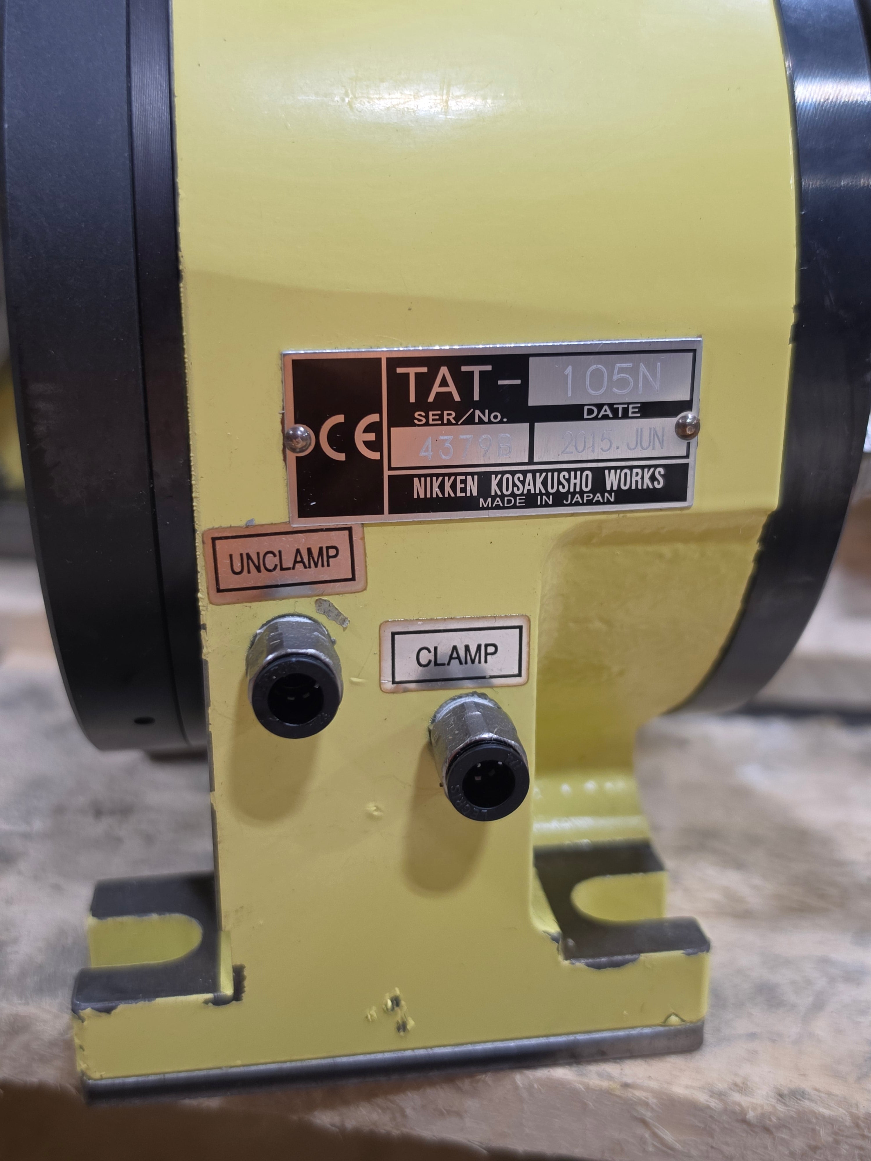 Nikken CNC202 4th Axis Rotary Table TAT-105N Indexer Tailstock Set *Light Use* 3pc