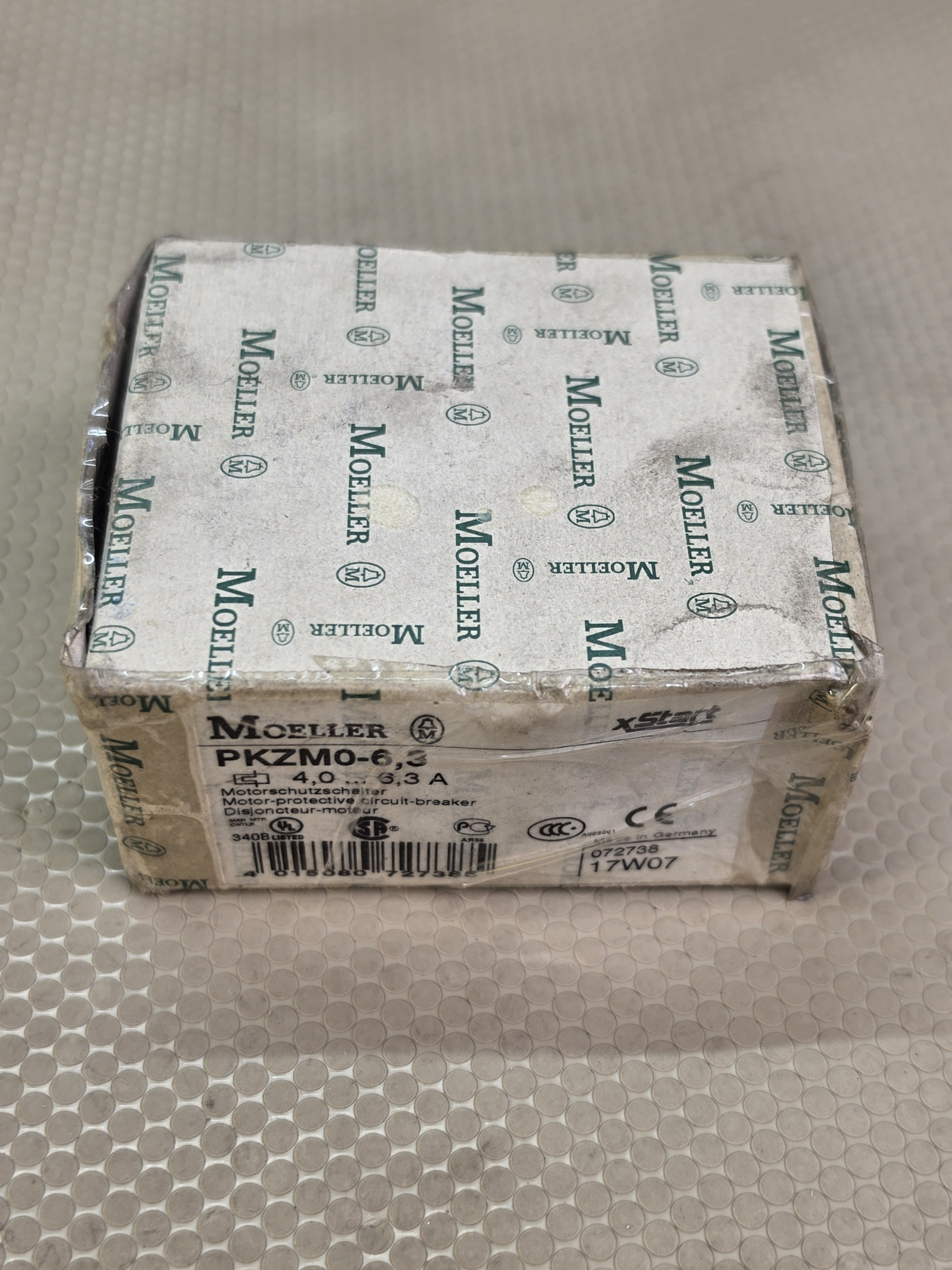 Moeller PKZM0-6,3 Motor Protective Circuit Breaker 4.0-6.3A xStart Series