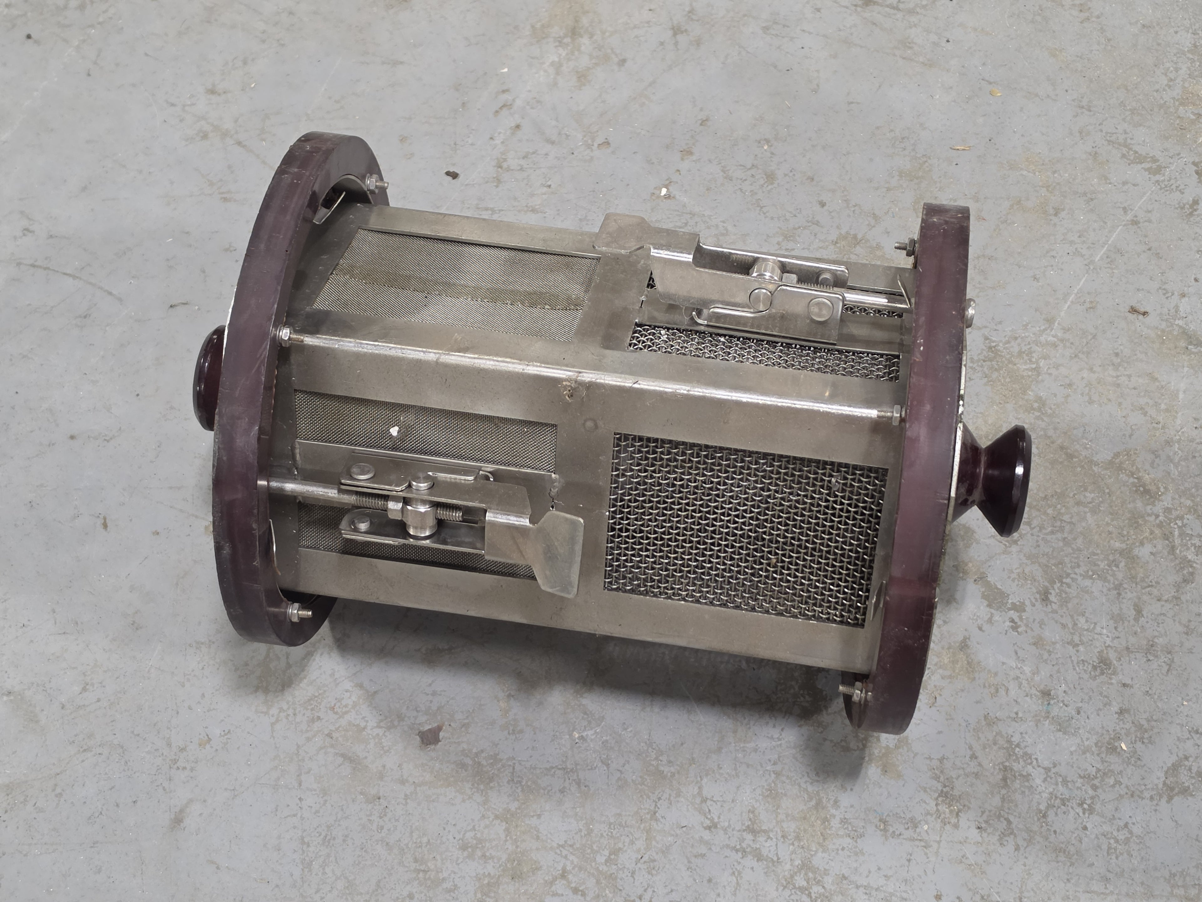 Ultrasonic Cleaner Parts Basket Perforated Stainless Steel Square Mesh Container Industrial Parts Washing