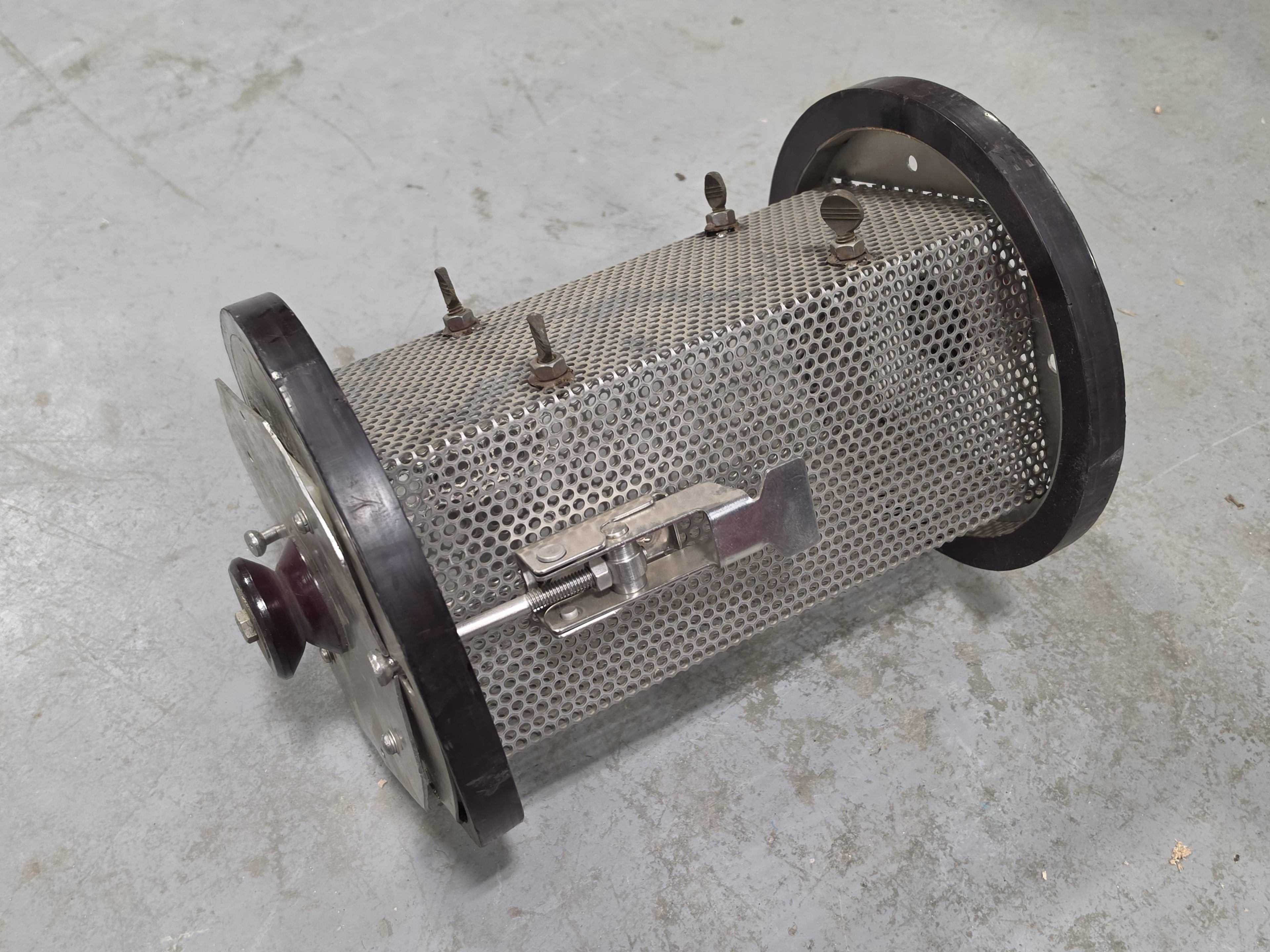Ultrasonic Cleaner Parts Basket Perforated Stainless Steel Square Mesh Container Industrial Parts Washing