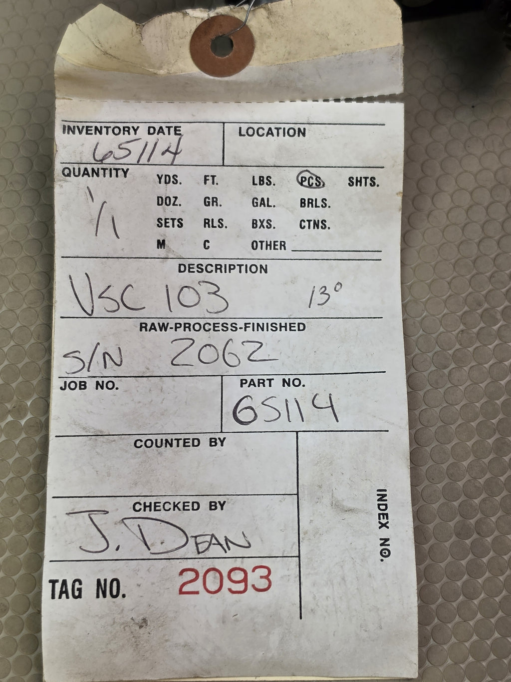 Citizen Cincom VSC103 EXT 13 Degree Cross Drill Live Tool Holder 6S114 2062
