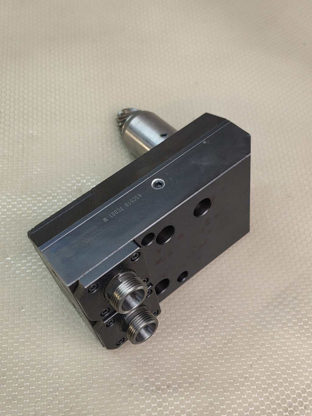 Citizen Cincom KSC510 7C001 M Dual Station ER16 Live Tooling Head Right Angle Drive CNC Lathe