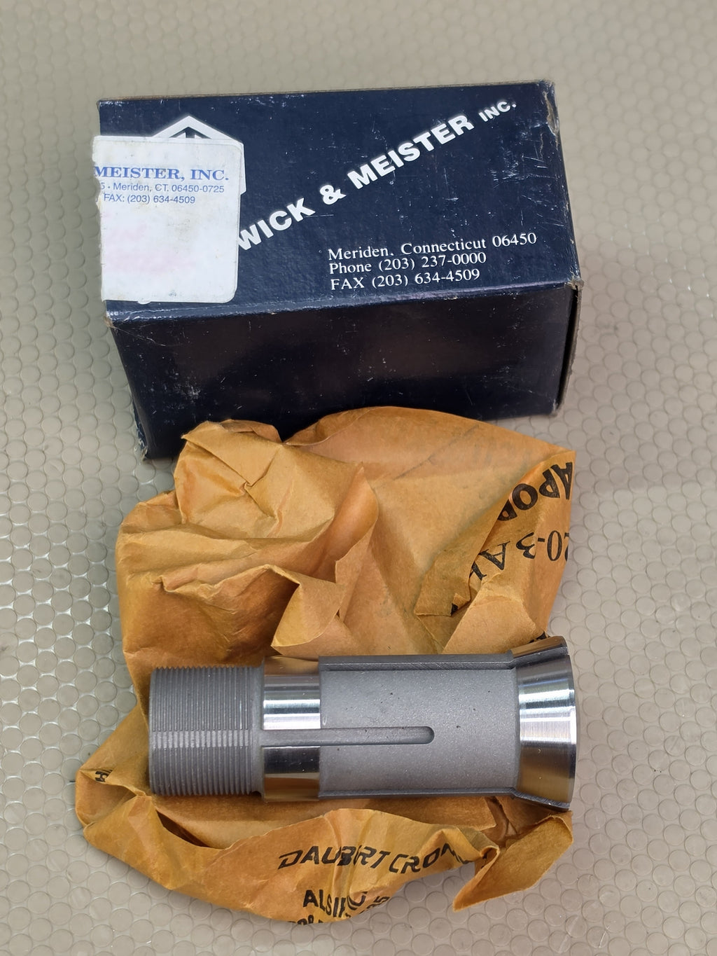 Southwick & Meister S&M TD25-NS Carbide Draw Bushing 7/16" Collet Tooling