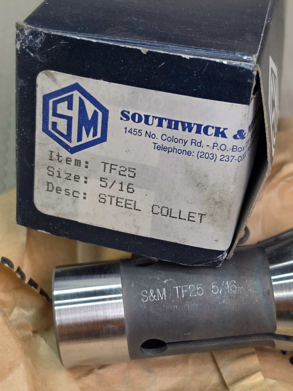 Southwick & Meister S&M TF25 Steel Collet 5/16"