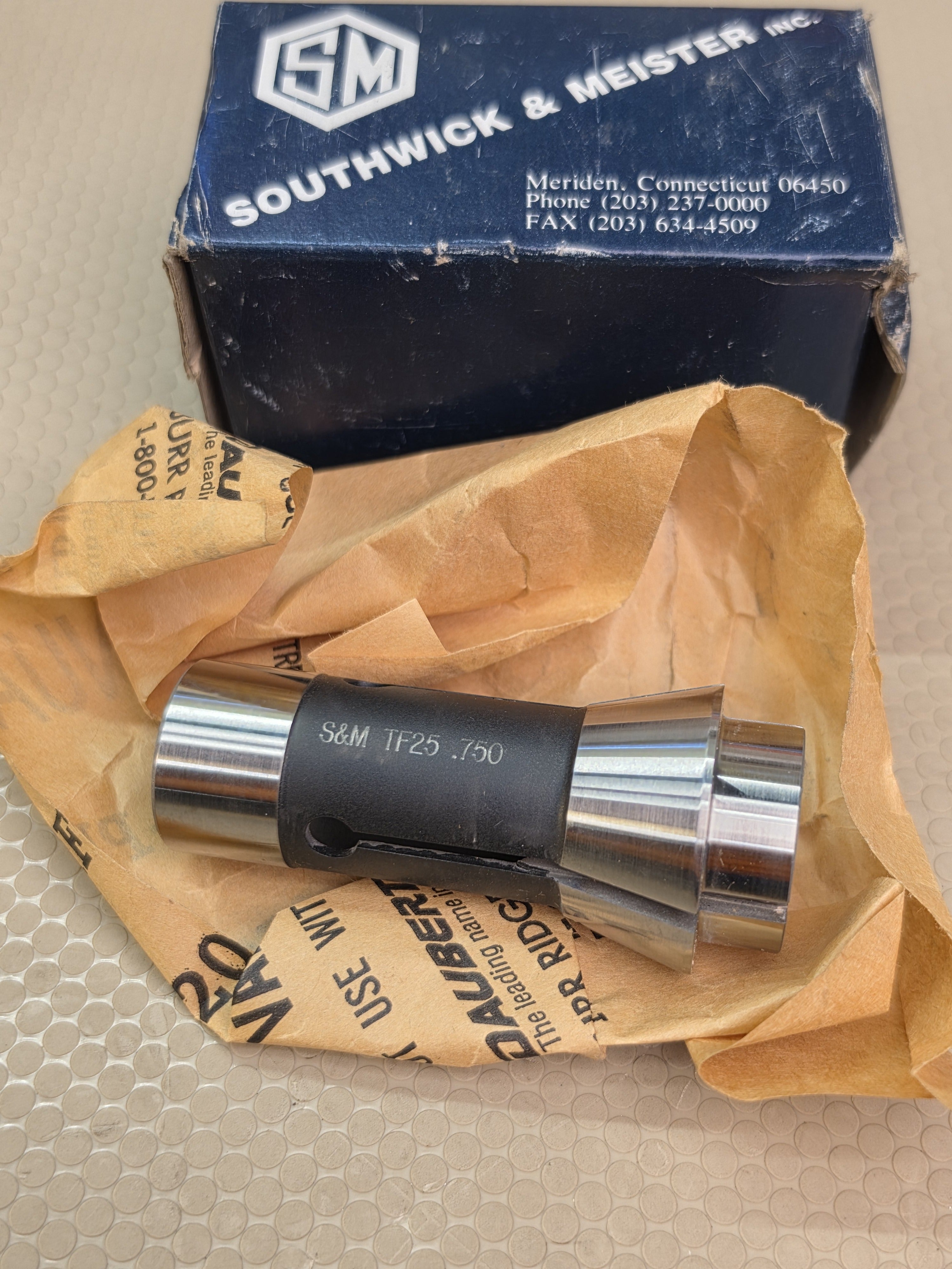 Southwick & Meister S&M TF25 .750 Machine Tool Collet 3/4" 0.750" Bore
