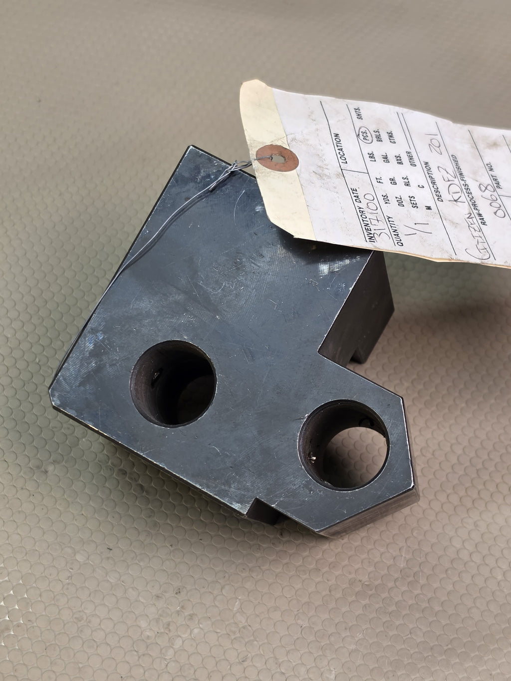 Citizen KDFZ201 CNC Swiss Lathe Turning Tool Holder Block 2 Station