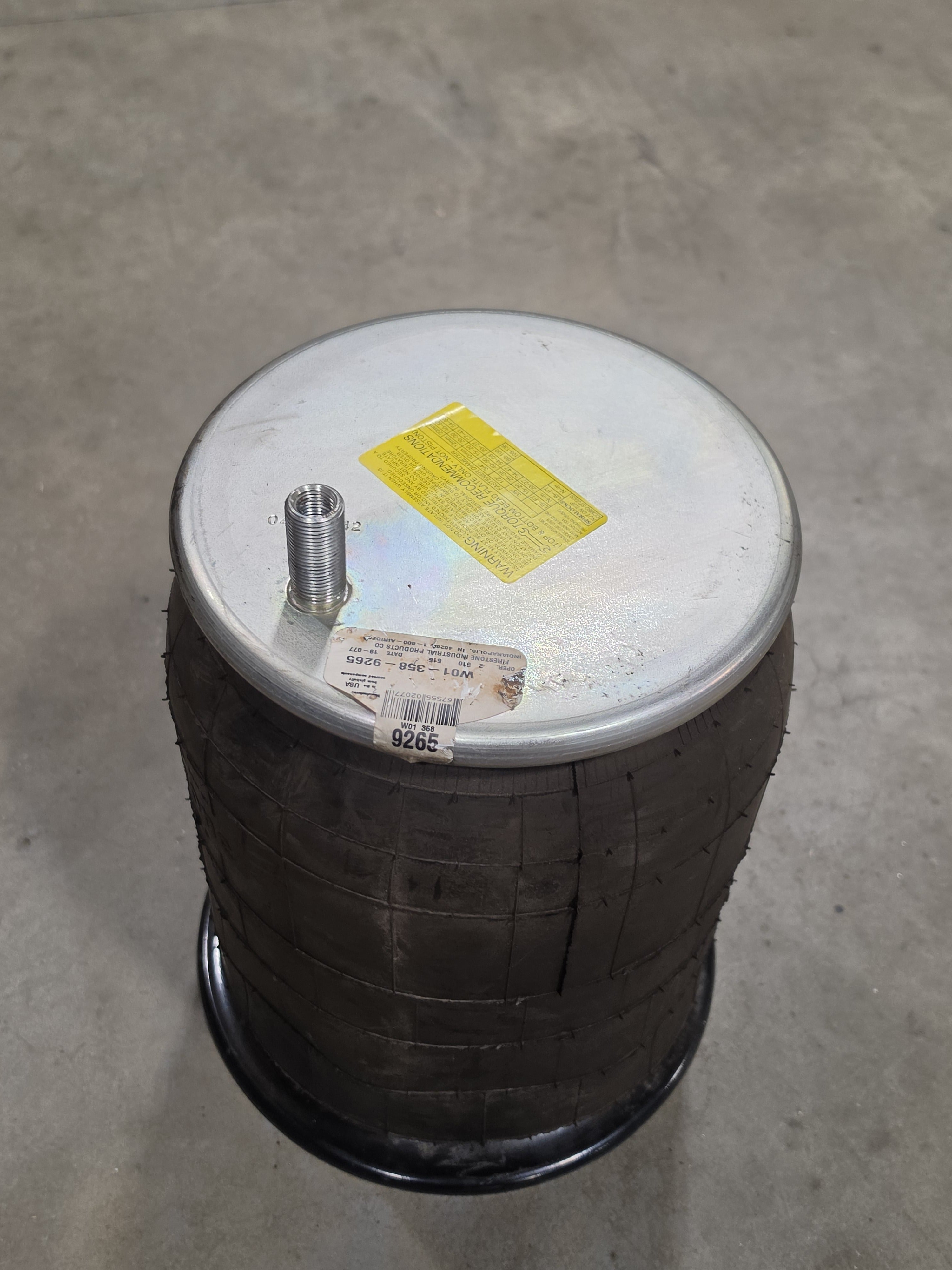 Firestone W01-358-9265 Air Spring Suspension Bag Commercial Truck Trailer