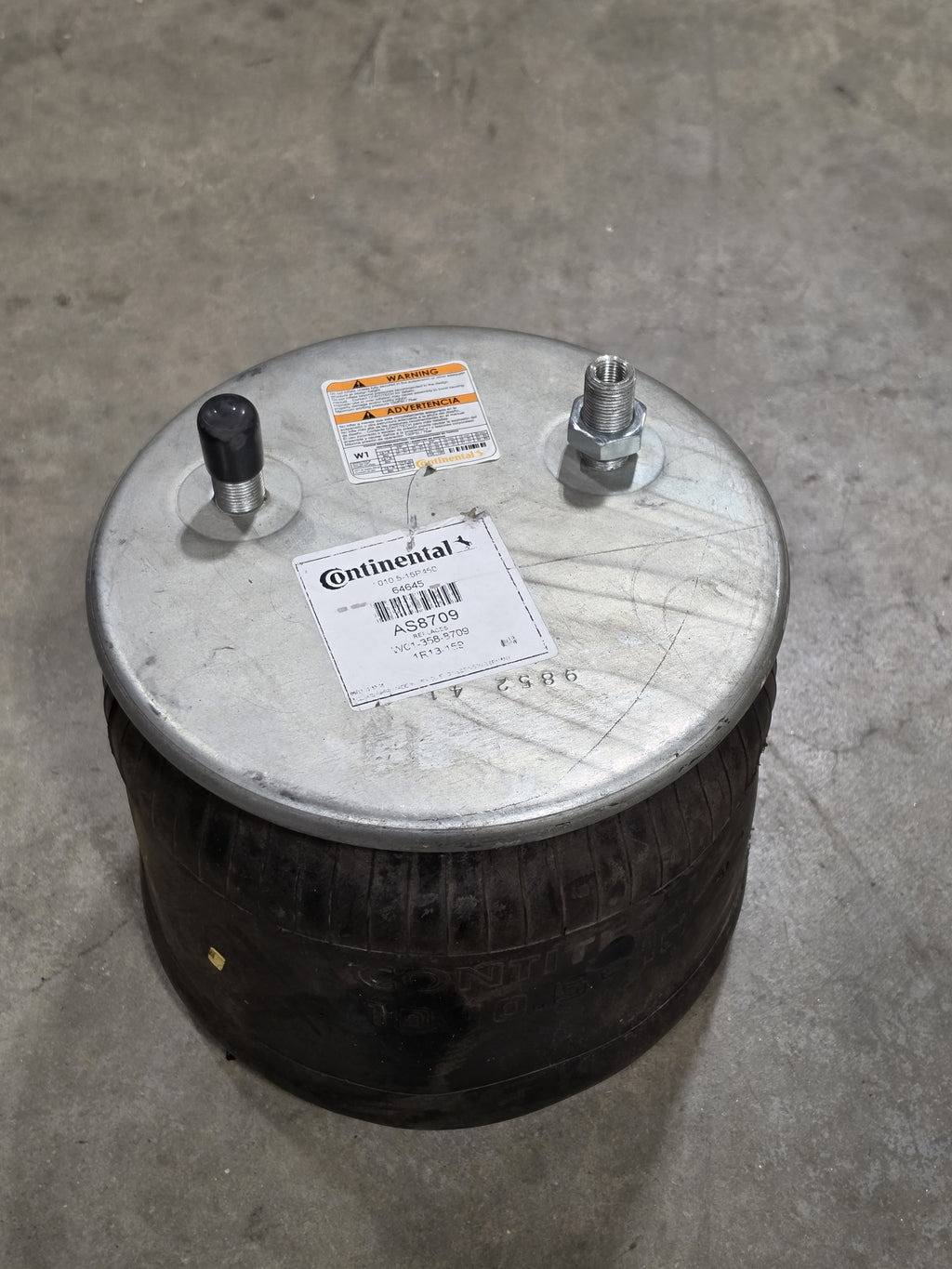 Continental AS8709 Air Spring Suspension Bag WC1-358-8709 1R13-158 NEW
