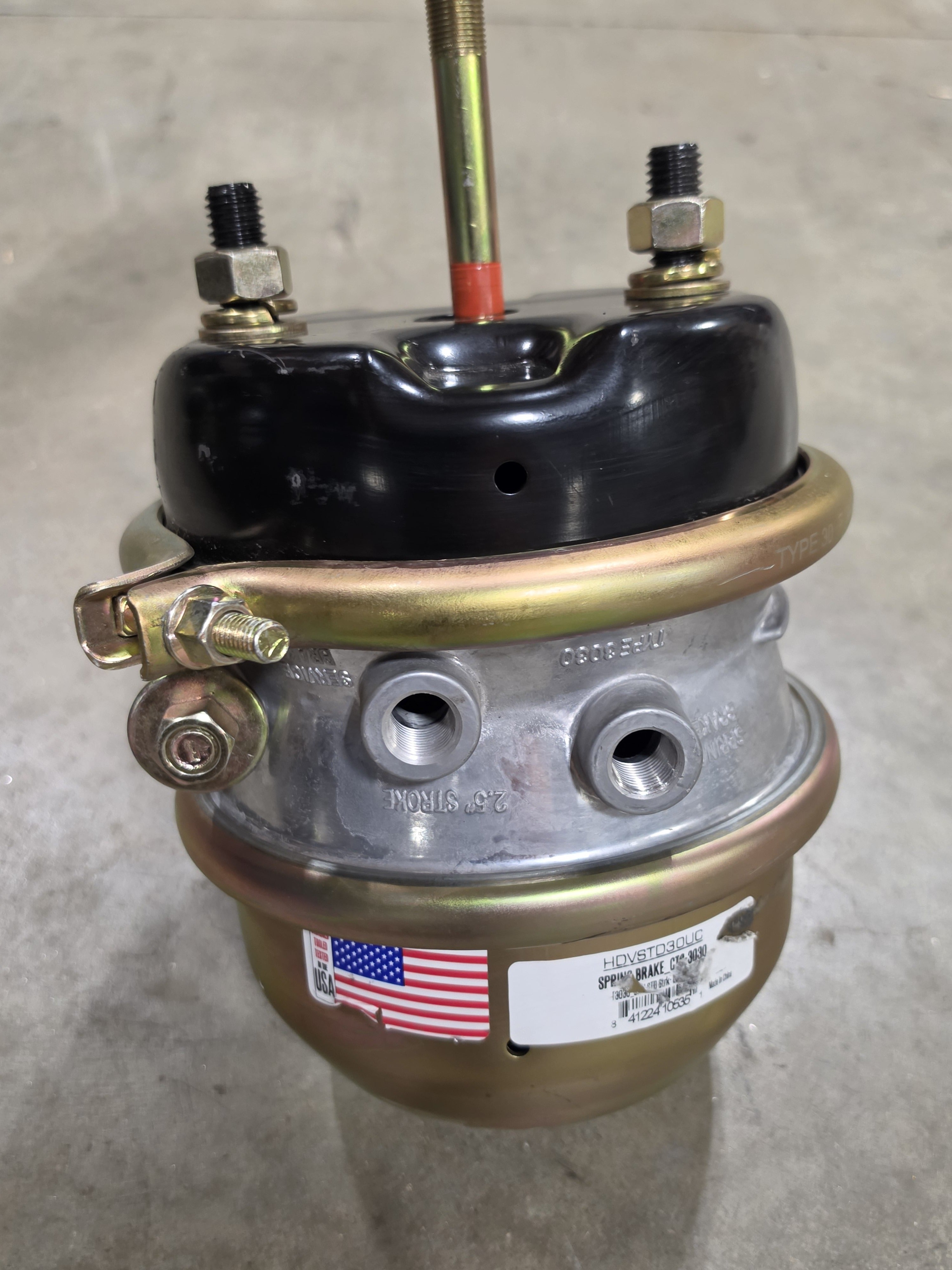 HD Value 3030 Spring Brake Chamber Actuator HDVSTD30UC CTS-3030 2.5" Stroke