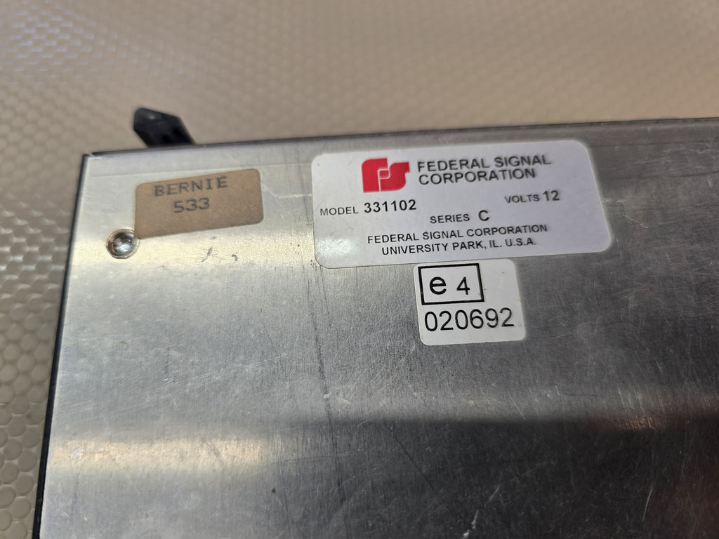 FEDERAL SIGNAL CORPORATION 331102 SignalMaster Traffic Advisor Controller 12V