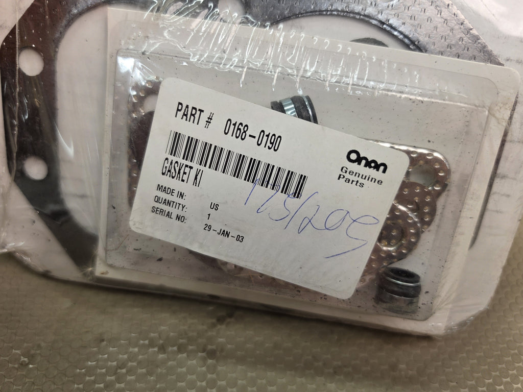 Onan 0168-0190 Gasket Kit Genuine Parts NOS