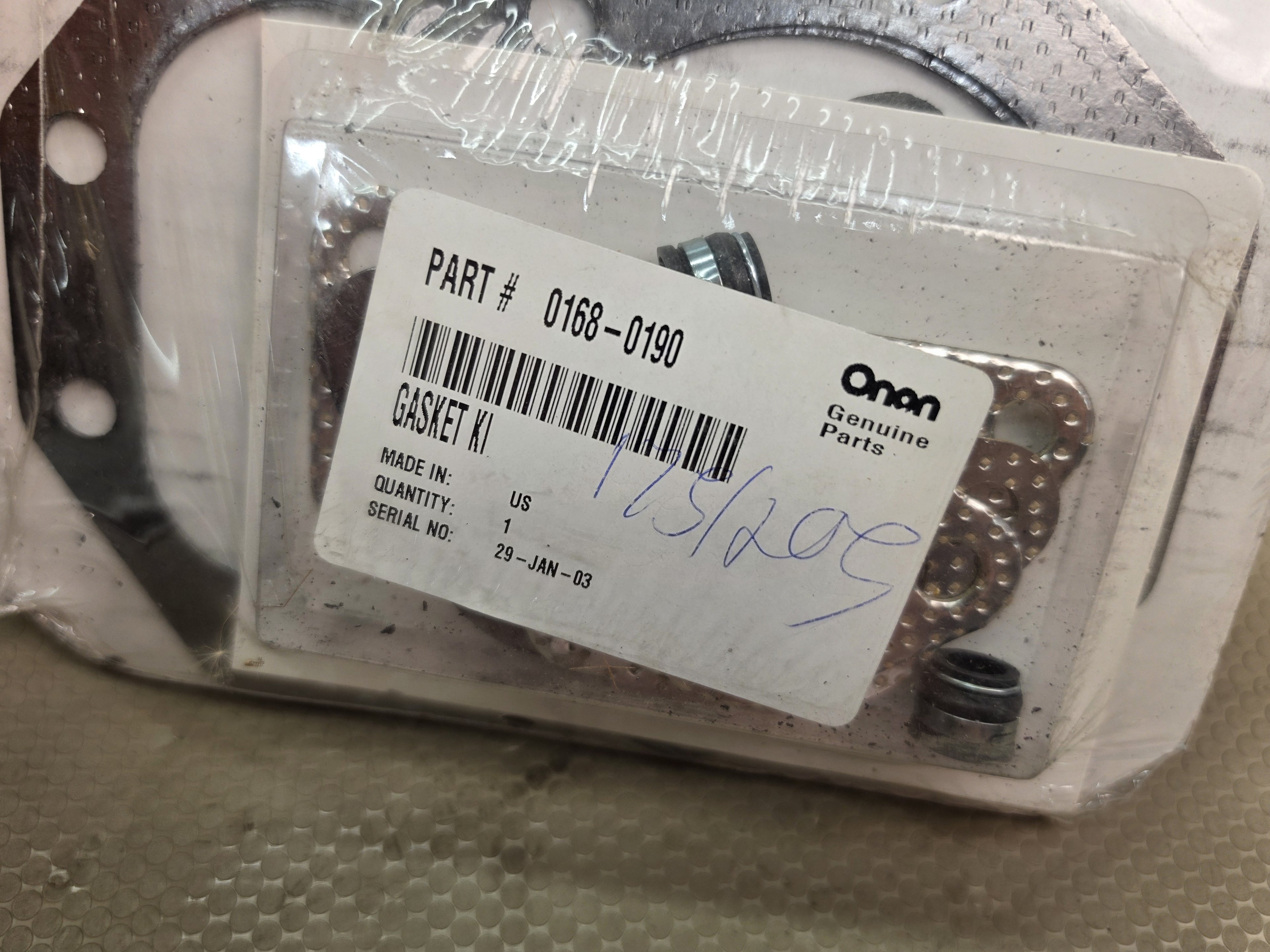 Onan 0168-0190 Gasket Kit Genuine Parts NOS