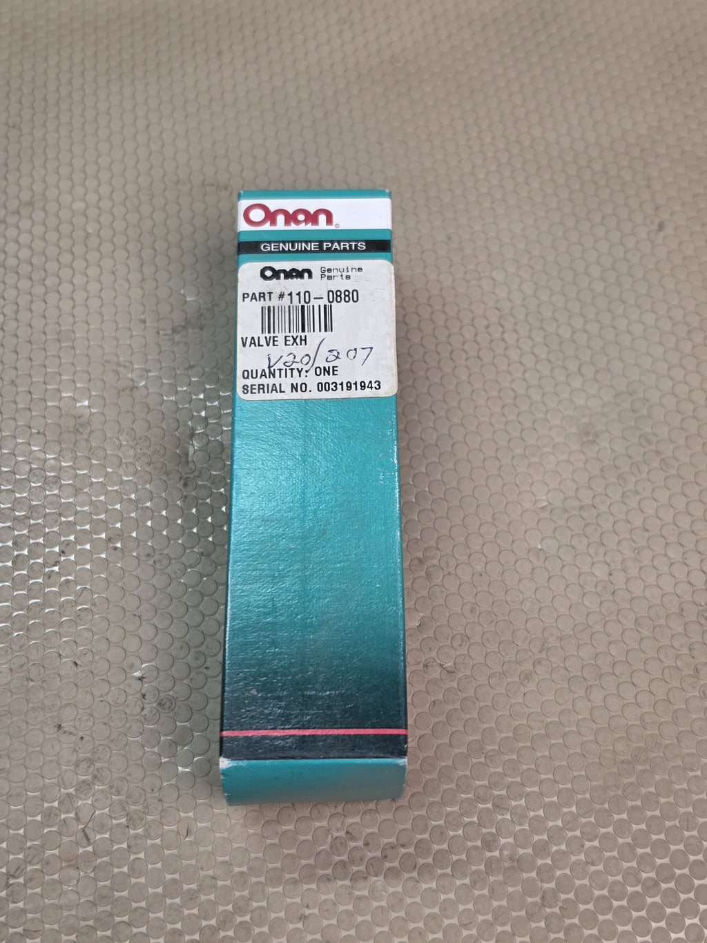 Onan 110-0880 Genuine OEM Exhaust Valve EXH