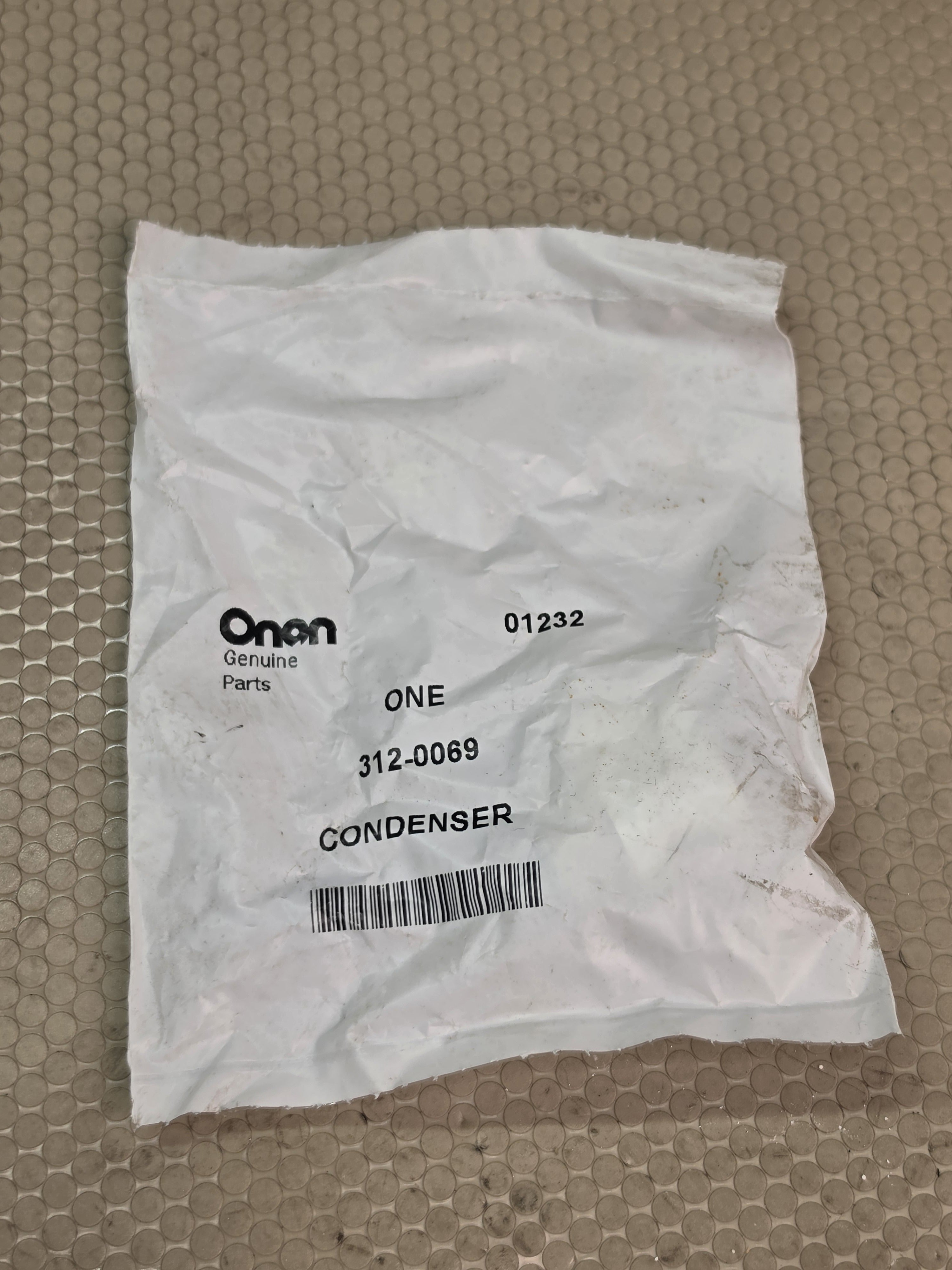 Onan 312-0069 Condenser Genuine Parts NOS New Old Stock