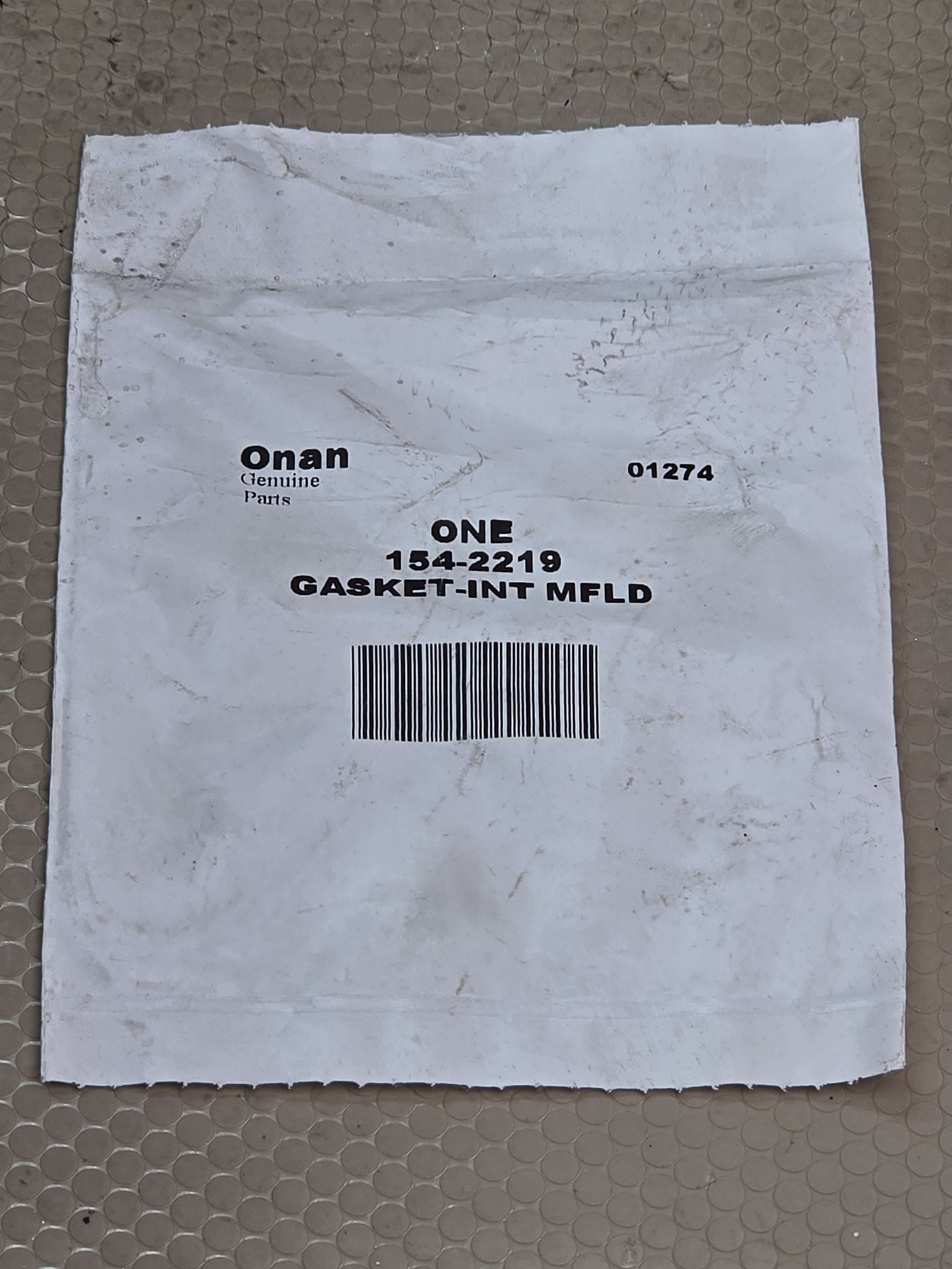 Onan 154-2219 Genuine Intake Manifold Gasket Generator Engine