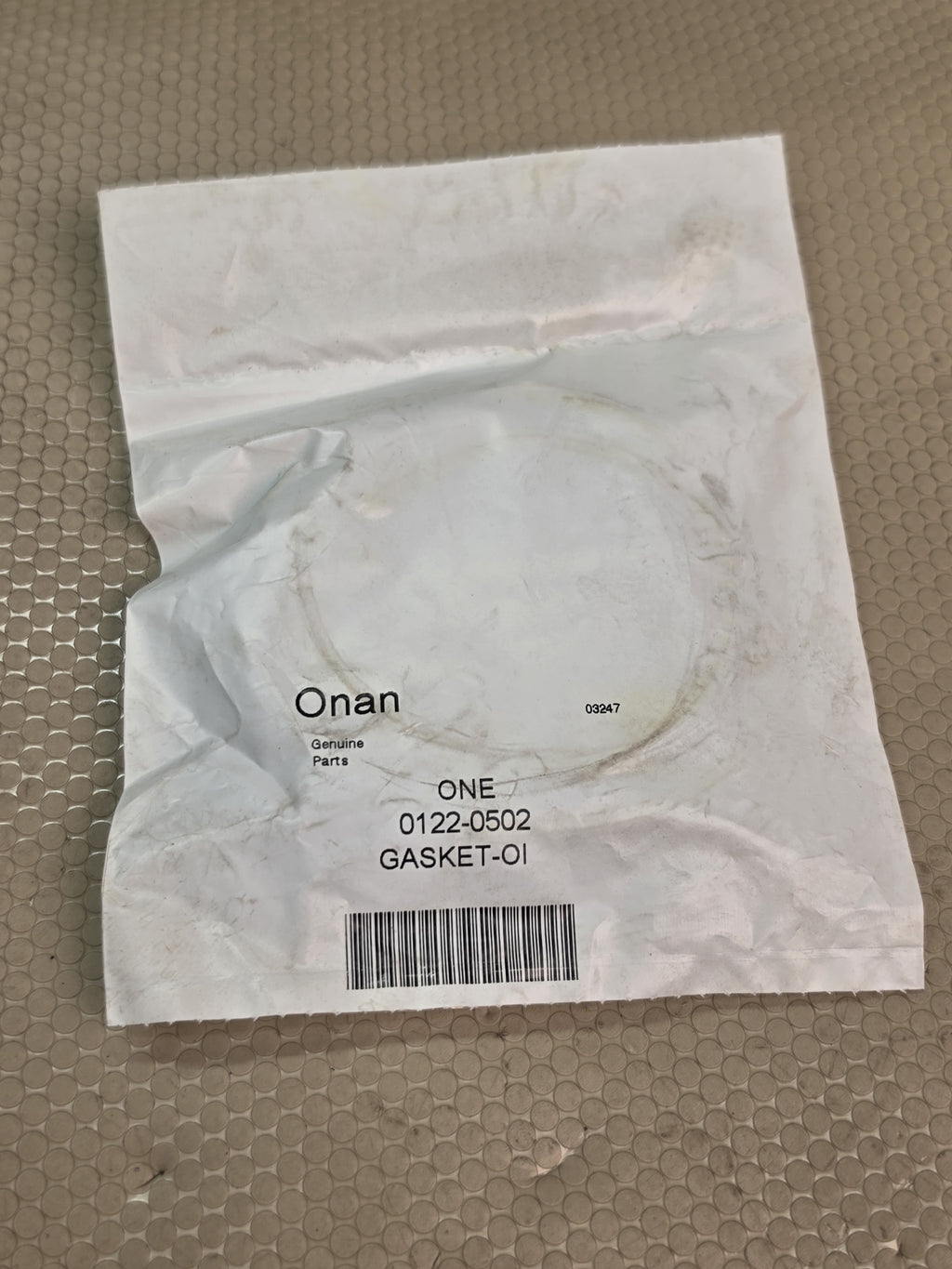 Onan OEM 0122-0502 Oil Filter Grommet Seal Gasket P216 P218 P220 Engine New