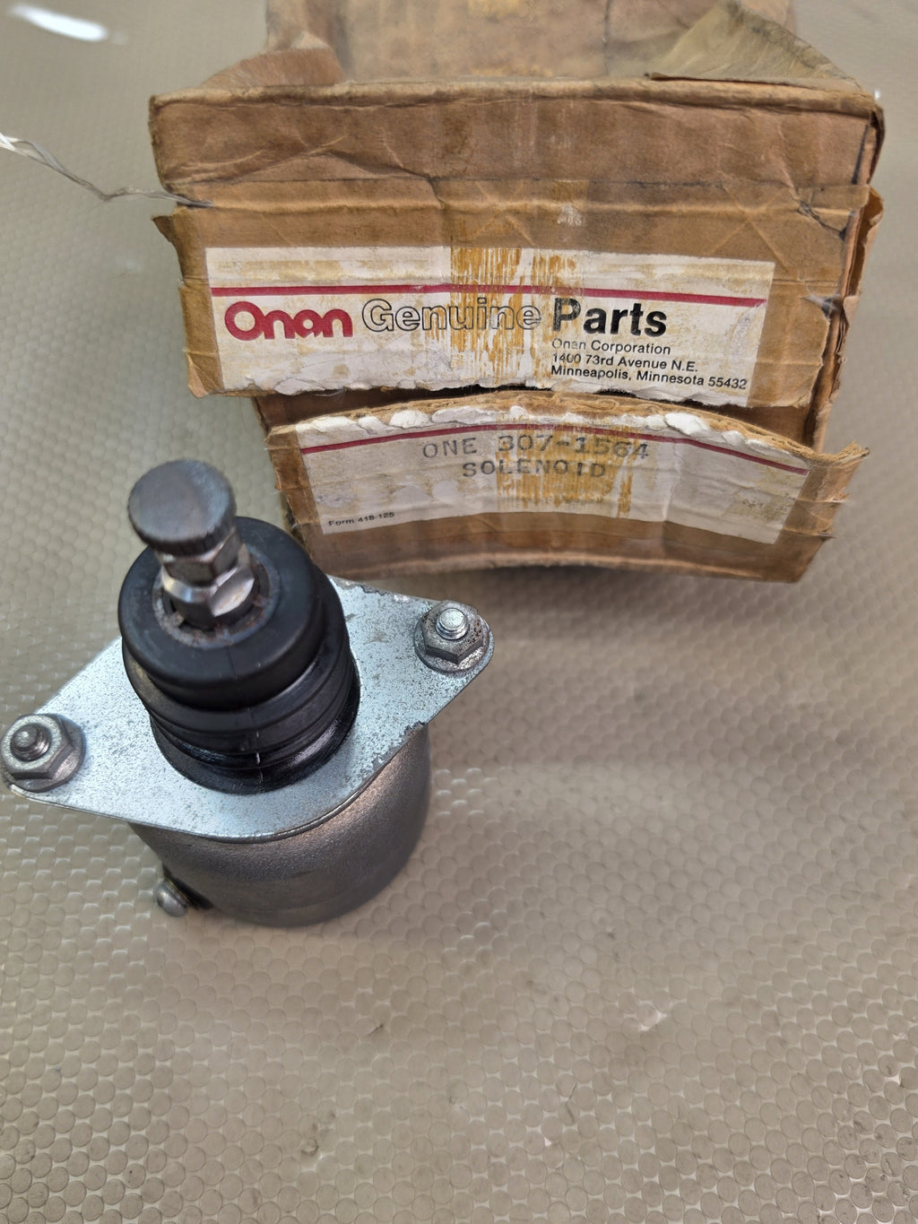 Onan 307-1564 Solenoid Generator Engine NOS New Genuine Part