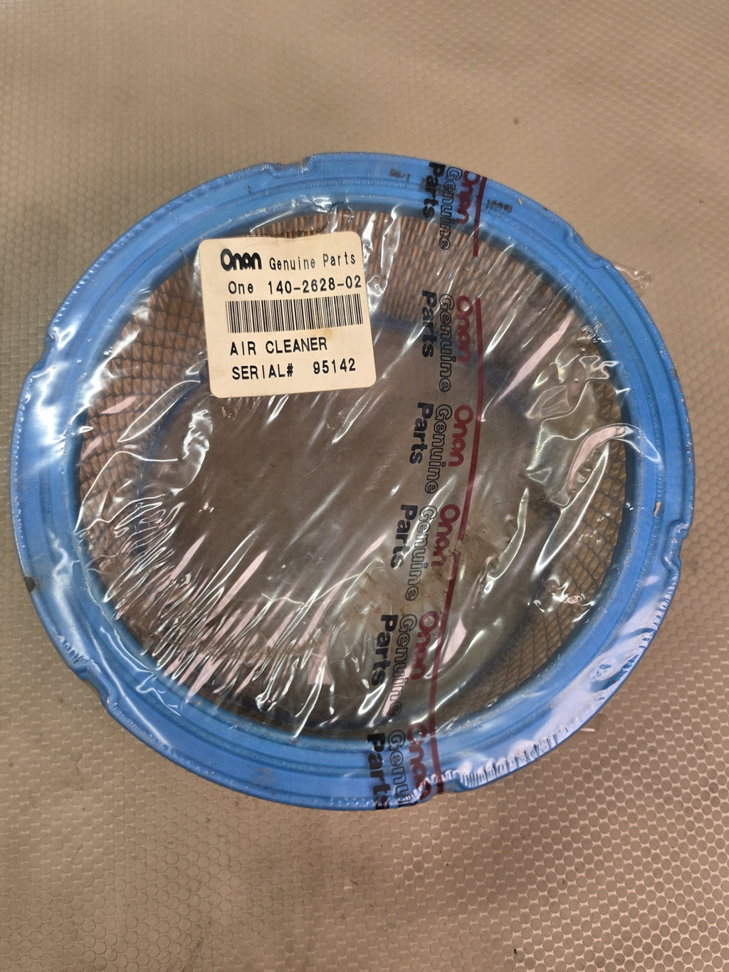 Onan 140-2628-02 Genuine Air Filter Cleaner Generator Engine New Sealed