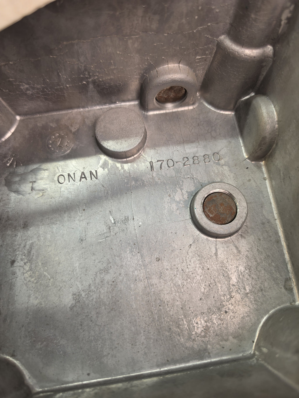 Onan 0102-0850 Oil Pan Engine Base Assembly 170-2880 Genuine Parts