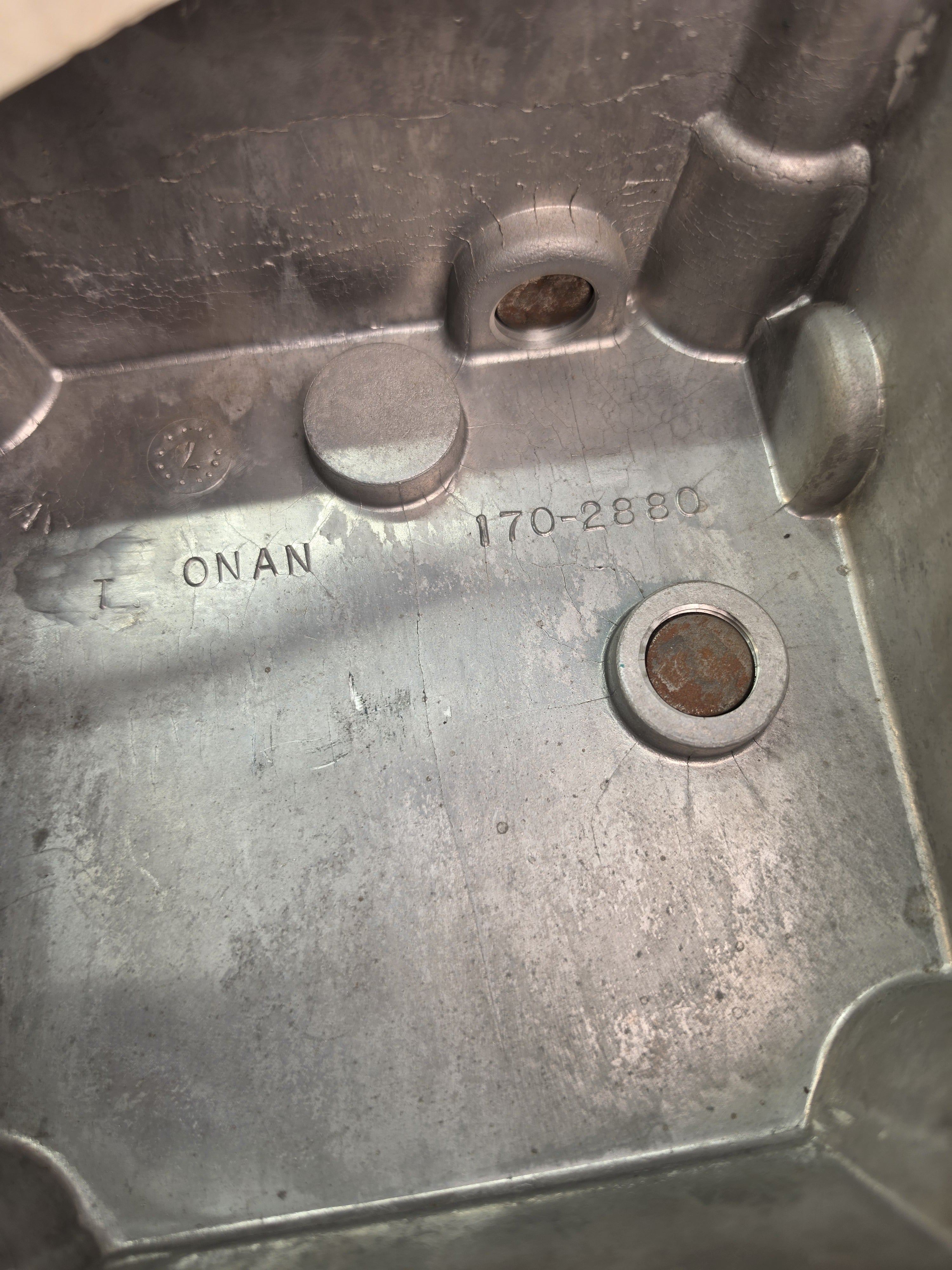 Onan 0102-0850 Oil Pan Engine Base Assembly 170-2880 Genuine Parts