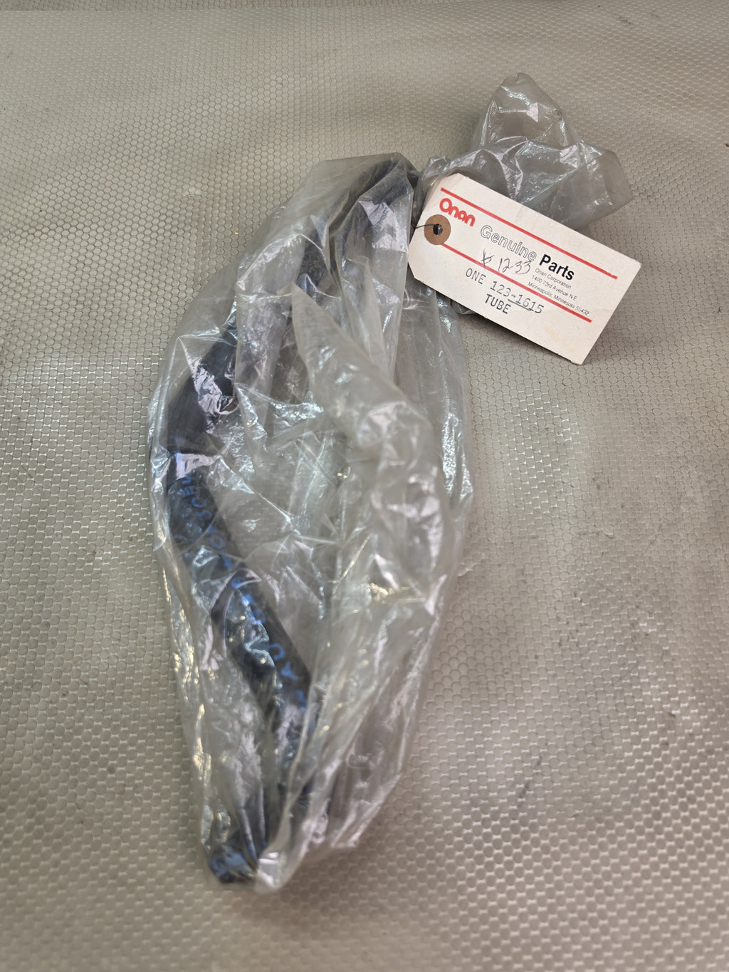 Onan 123-1615 Breather Tube Generator Engine Part NOS