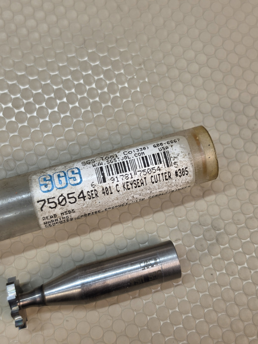 SGS 75054 SER 401 C Keyseat Cutter Milling Bit #305