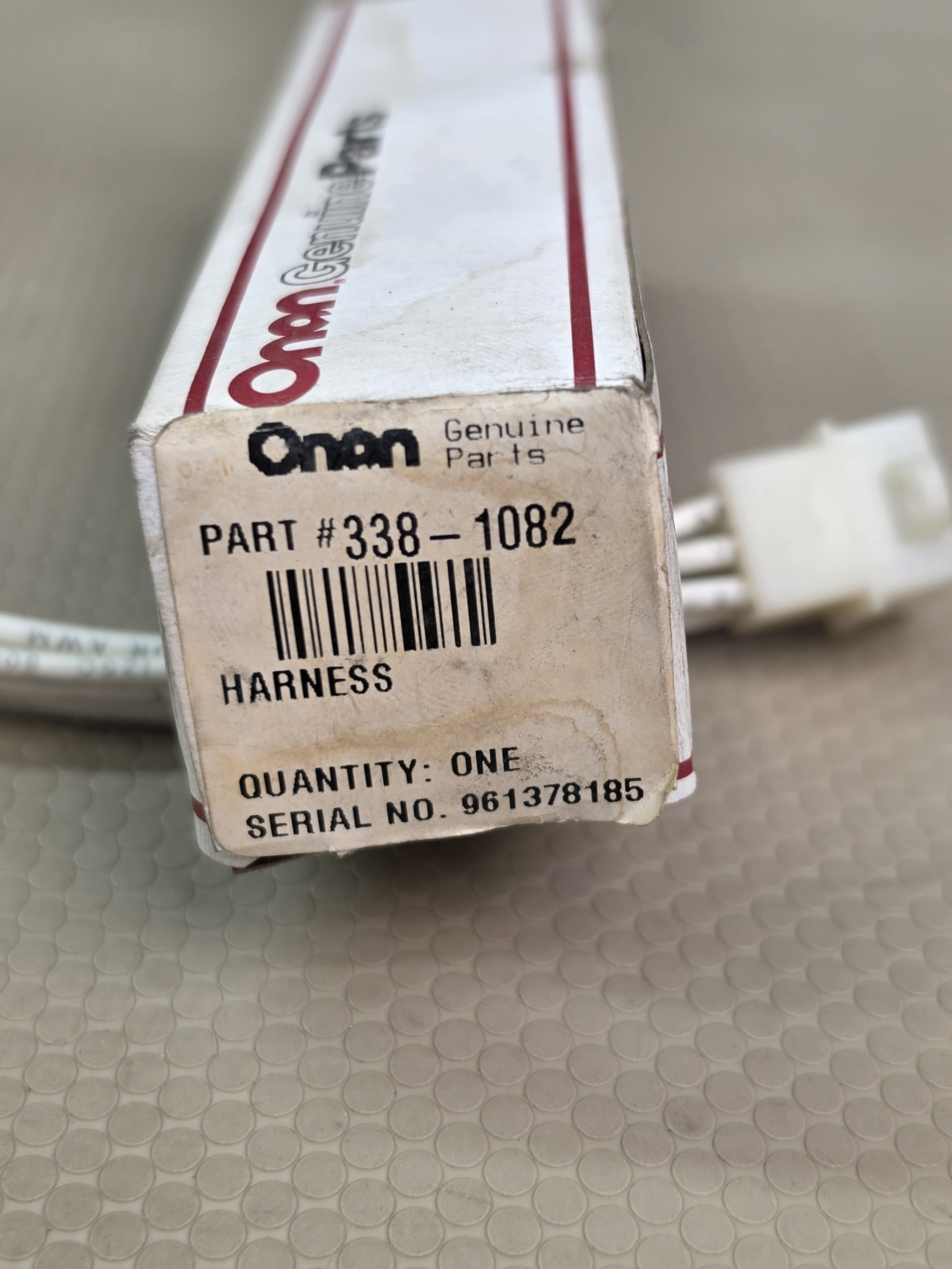 Onan 338-1082 Genuine OEM Wiring Harness 3-Pin Connector Generator Engine NEW