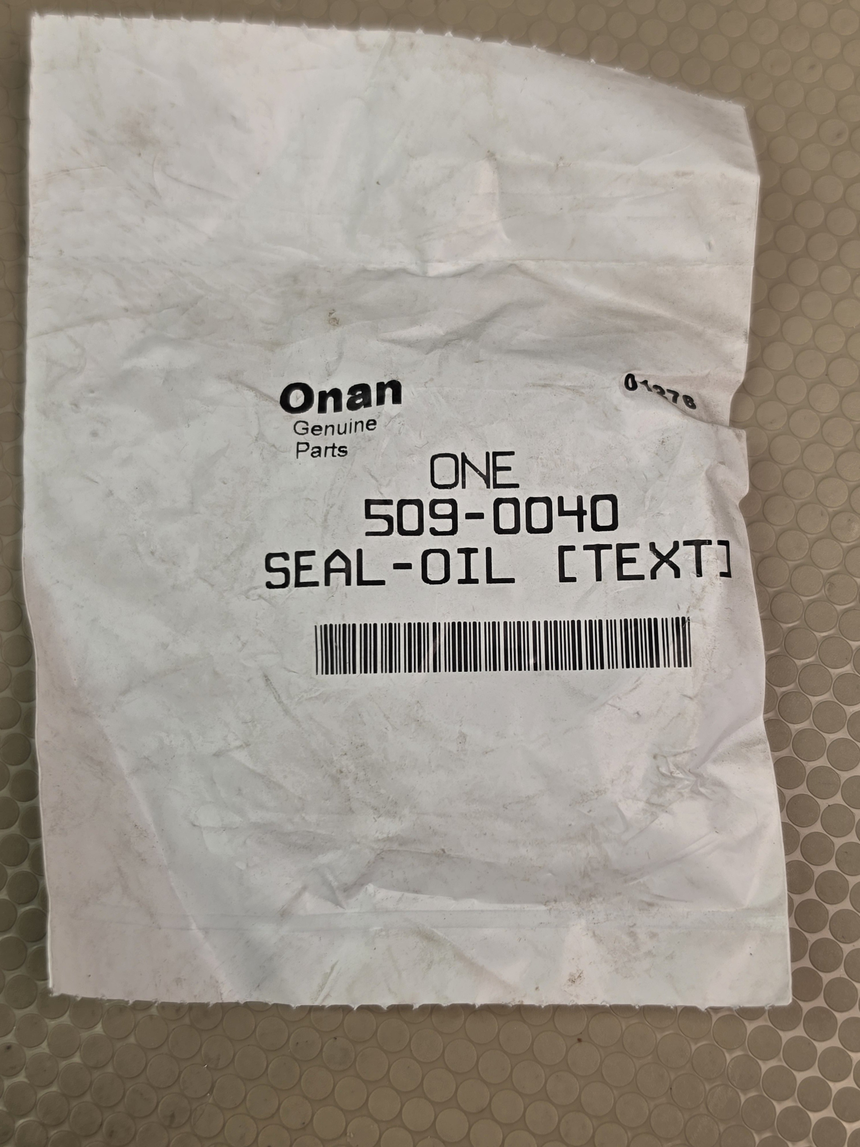 Onan 509-0040 Oil Seal Generator Engine Genuine Parts NEW
