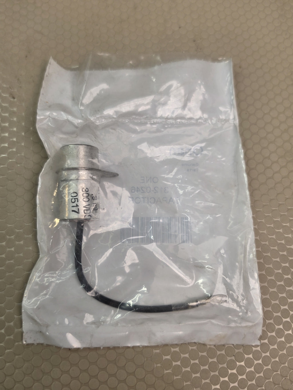Onan 312-0246 Capacitor 3 MFD 300 VDC Generator Genuine Part