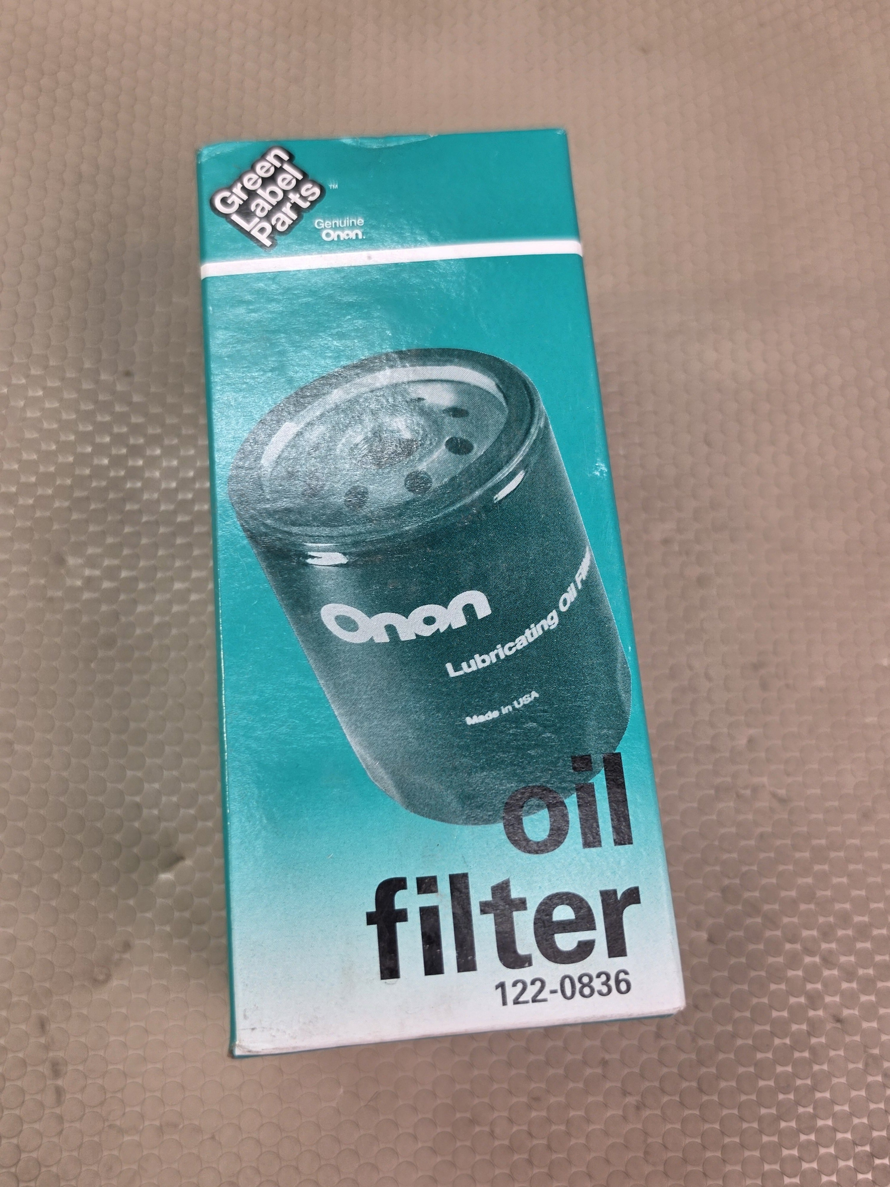 Onan 122-0836 Green Label Genuine Parts Lubricating Oil Filter Generator