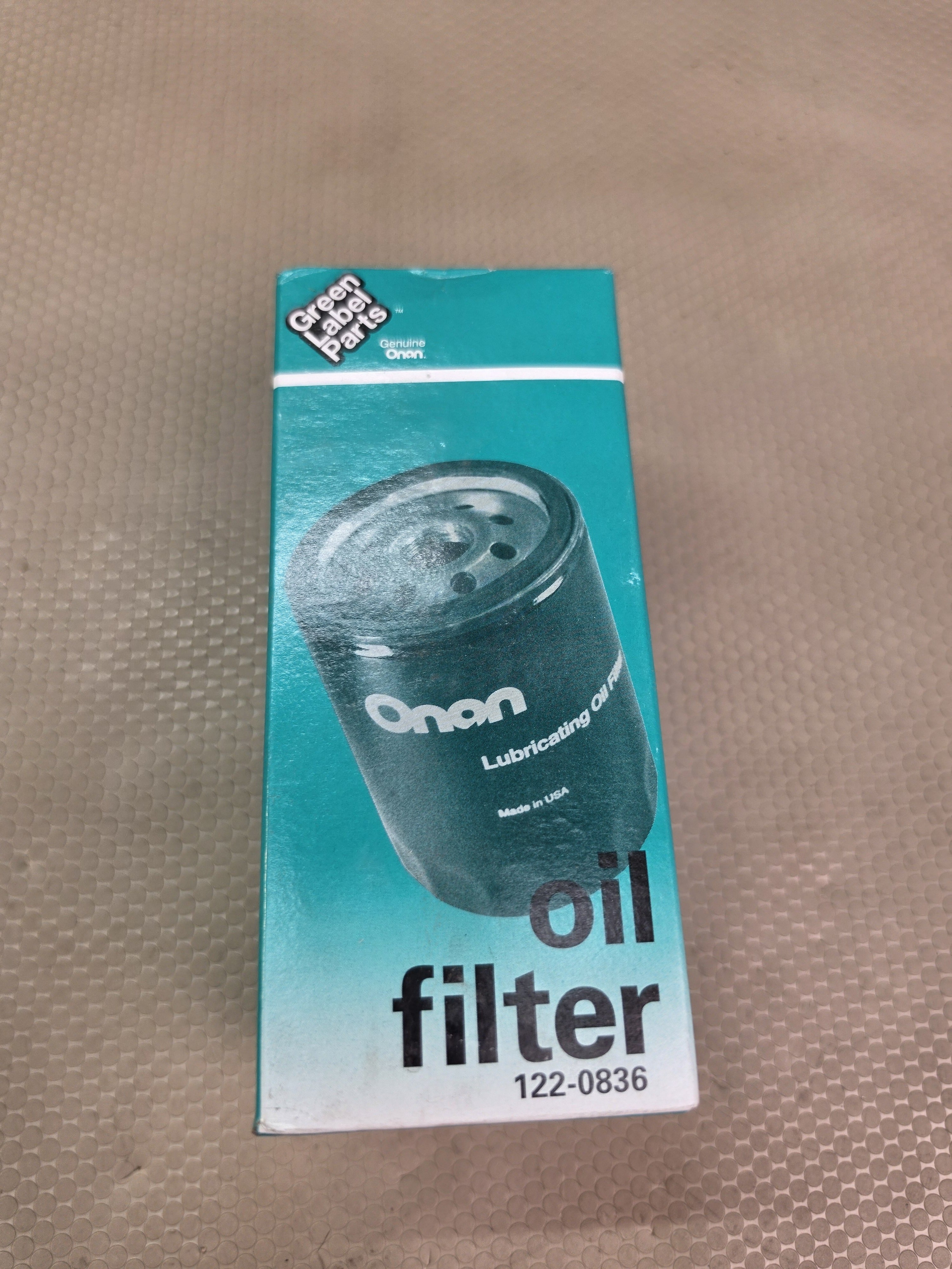 Onan 122-0836 Green Label Genuine Parts Lubricating Oil Filter Generator