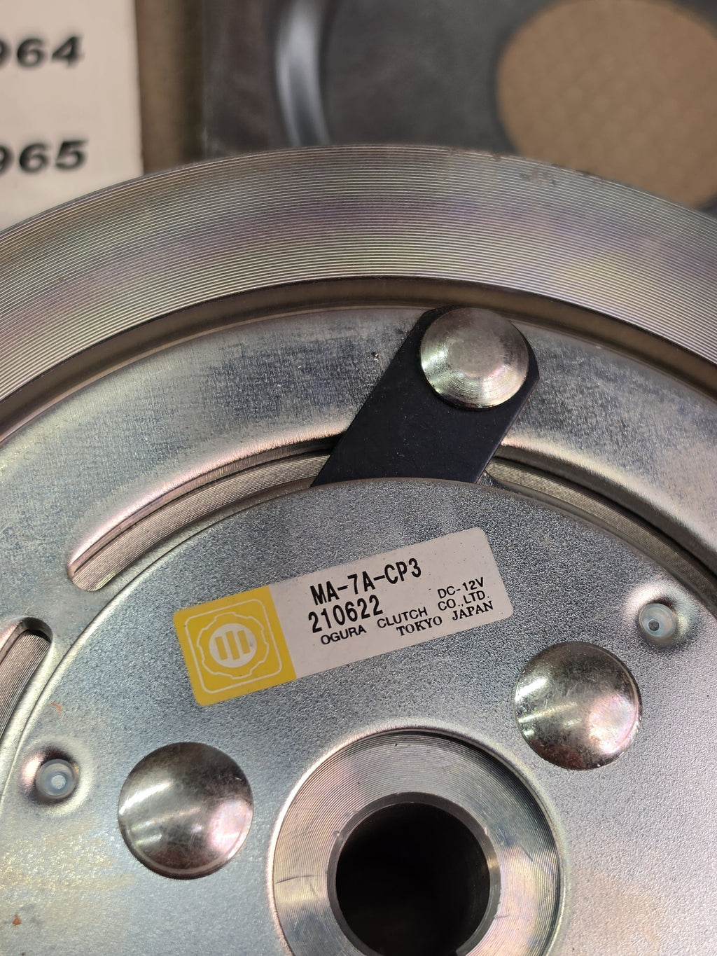 CAT Pumps 34961 Single Groove Clutch Assembly Ogura MA-7A-CP3 12V DC