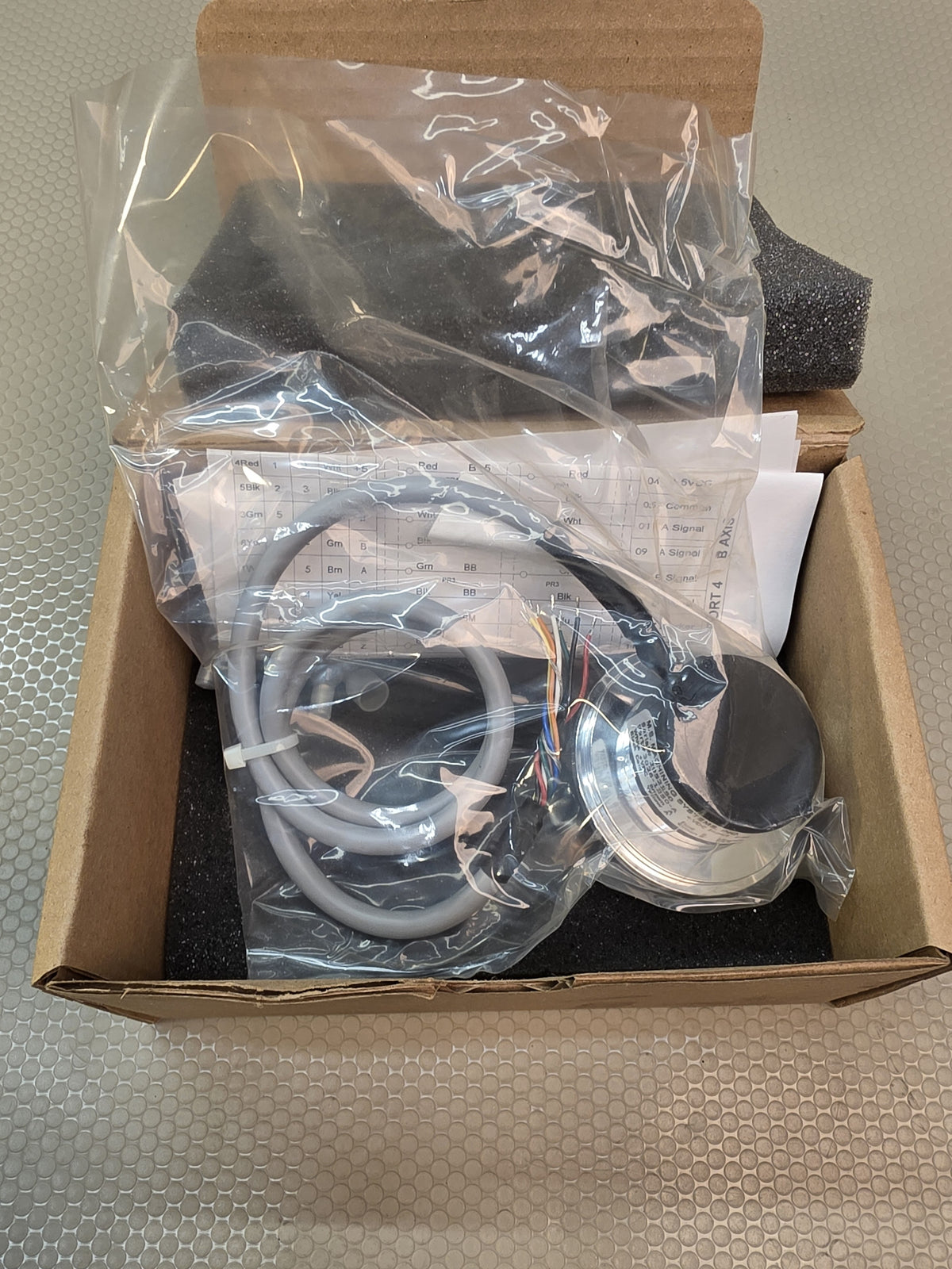 M.S. Machining Systems 3026-1250-A Rotary Encoder 5-28VDC ABZ