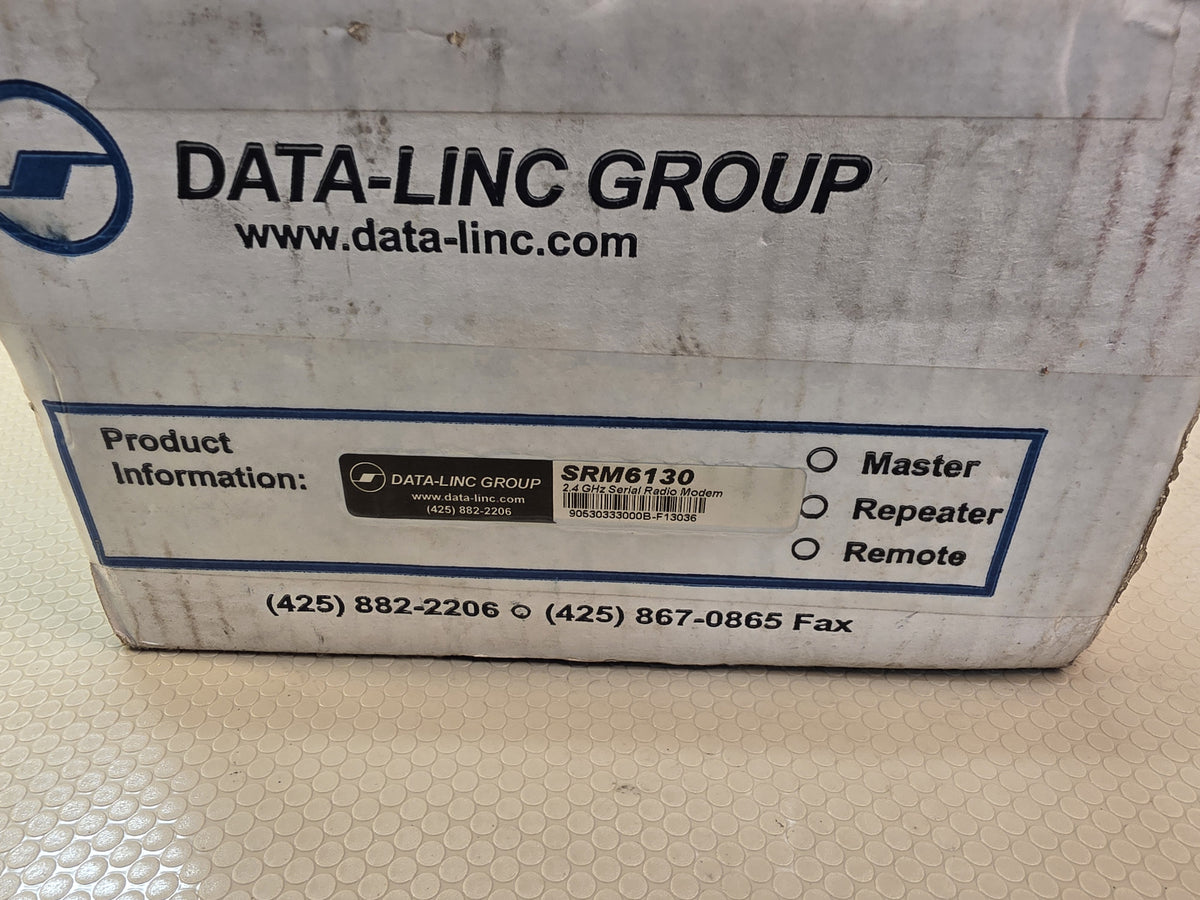 Data-Linc SRM6130 2.4GHz Long Range Serial Radio Modem RS232/485 905-30333- NEW