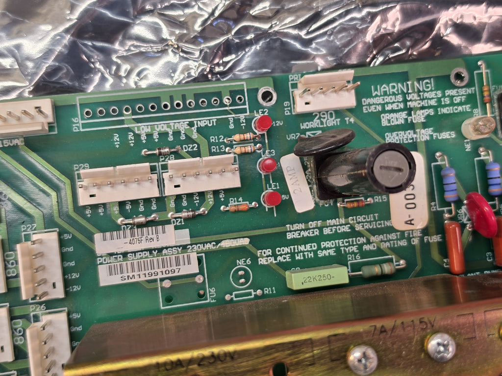 HAAS 32-4075F Power Supply Breaker Control Board 230VAC CNC *TESTED*