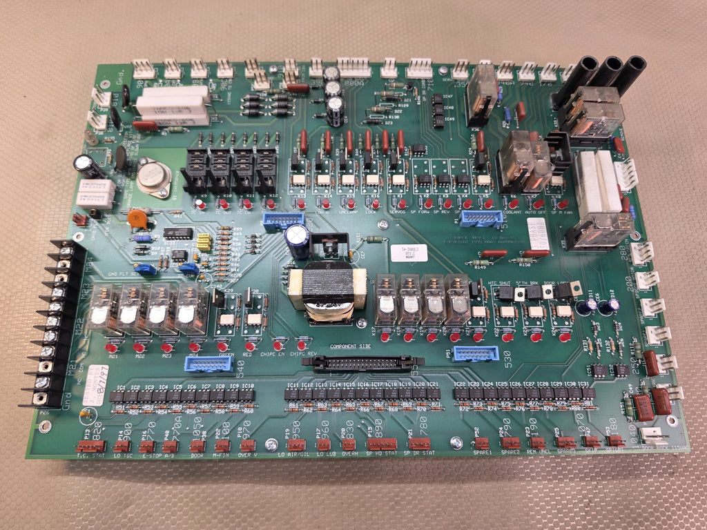 Haas Automation 34-3080L3 I/O PCB Circuit Board IOPCB REV C CNC *TESTED*