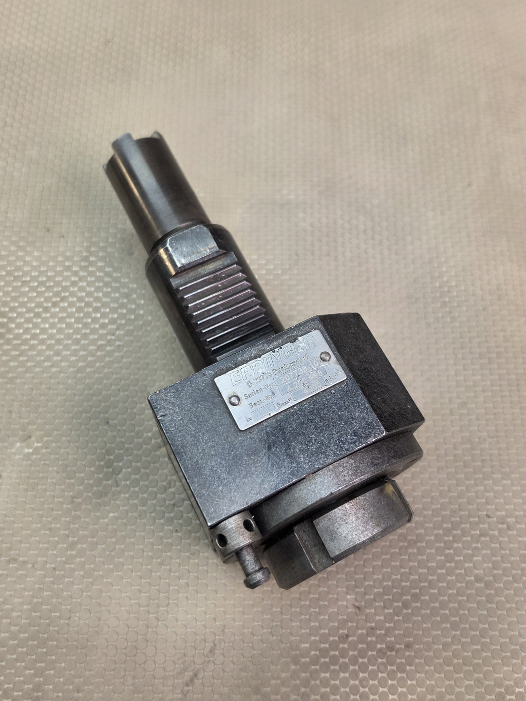 Eppinger 4.200.498 VDI Axial Driven Live Tool Holder 4000 RPM 1:1 Ratio CNC Lathe