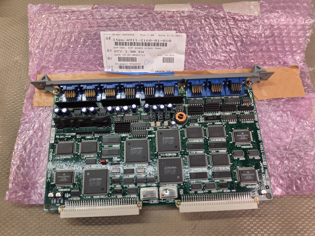 Okuma A911-2160-01-010 OSP7000 SVP Board CNC Control Circuit Board 1911-2160 *NEW*
