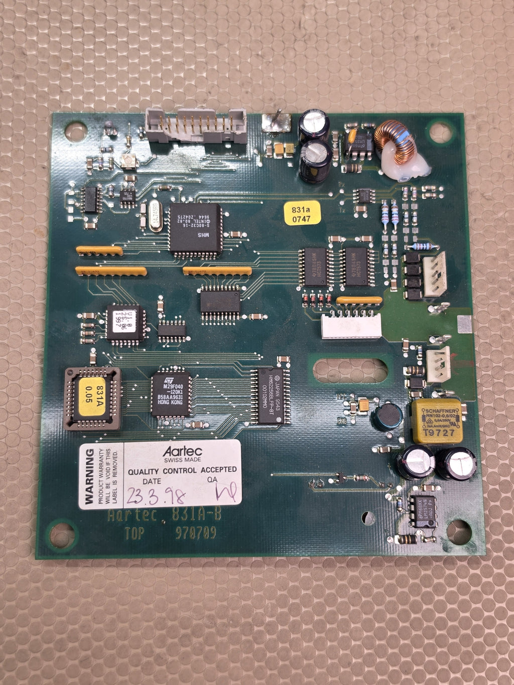 Aartec 831A-B 970709 Industrial PCB Circuit Board Controller Swiss Made