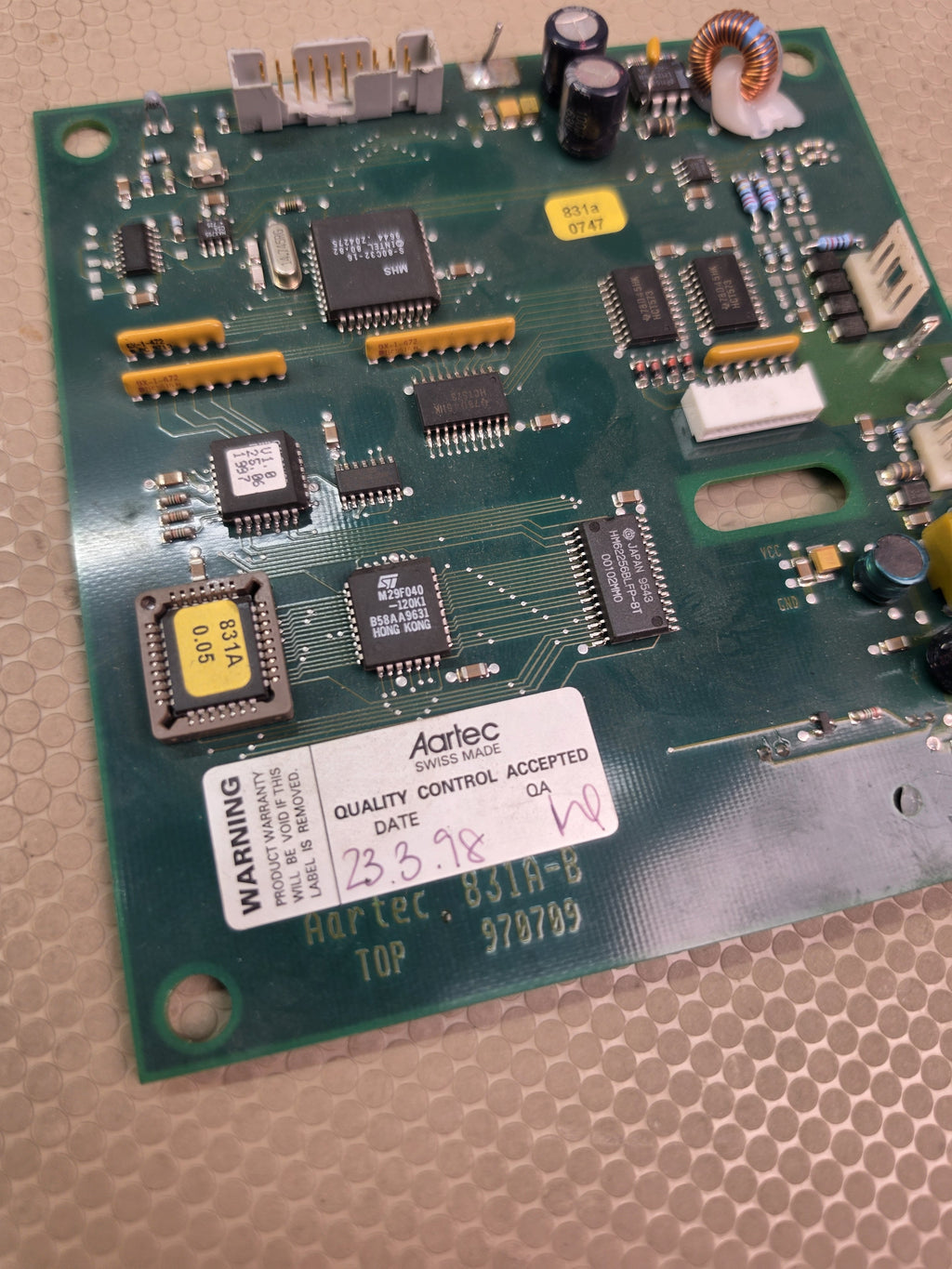 Aartec 831A-B 970709 Industrial PCB Circuit Board Controller Swiss Made