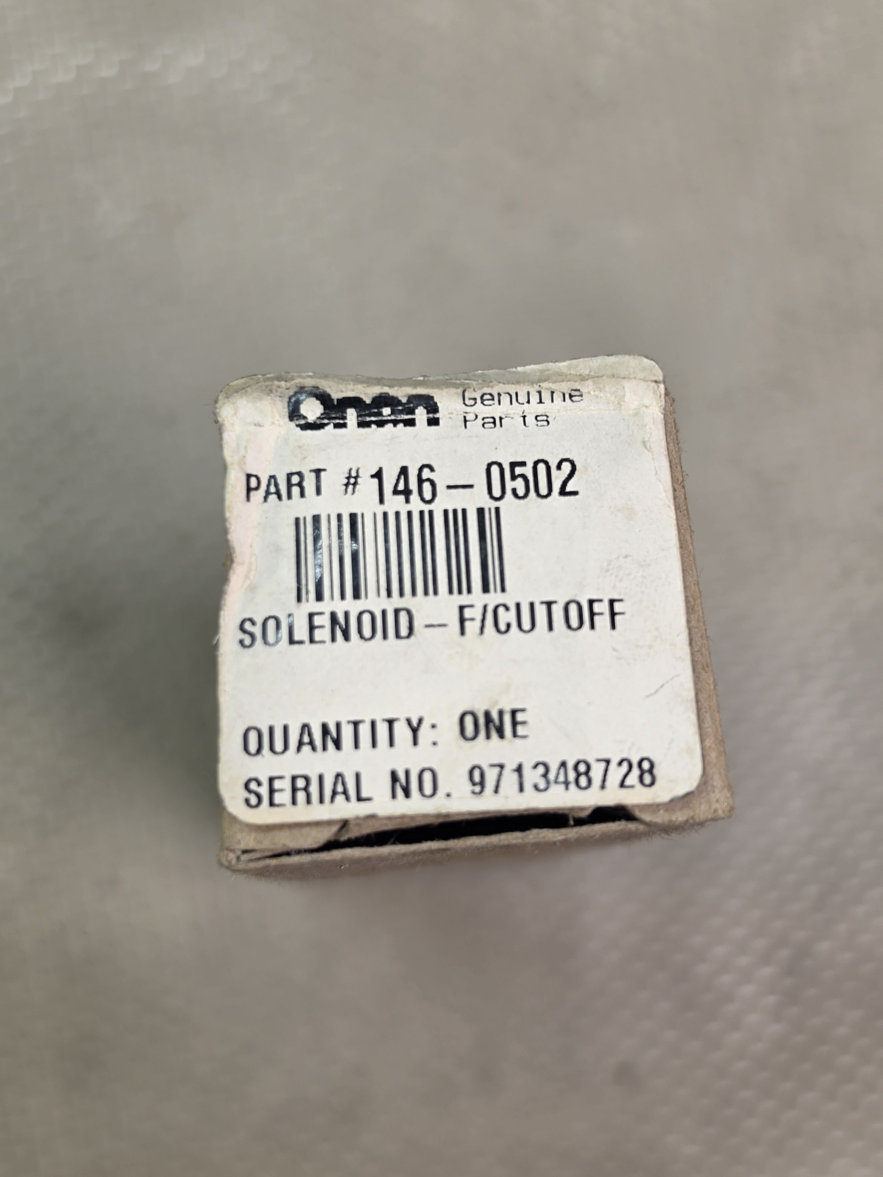 Onan 146-0502 Fuel Cutoff Solenoid Genuine Cummins Generator Part