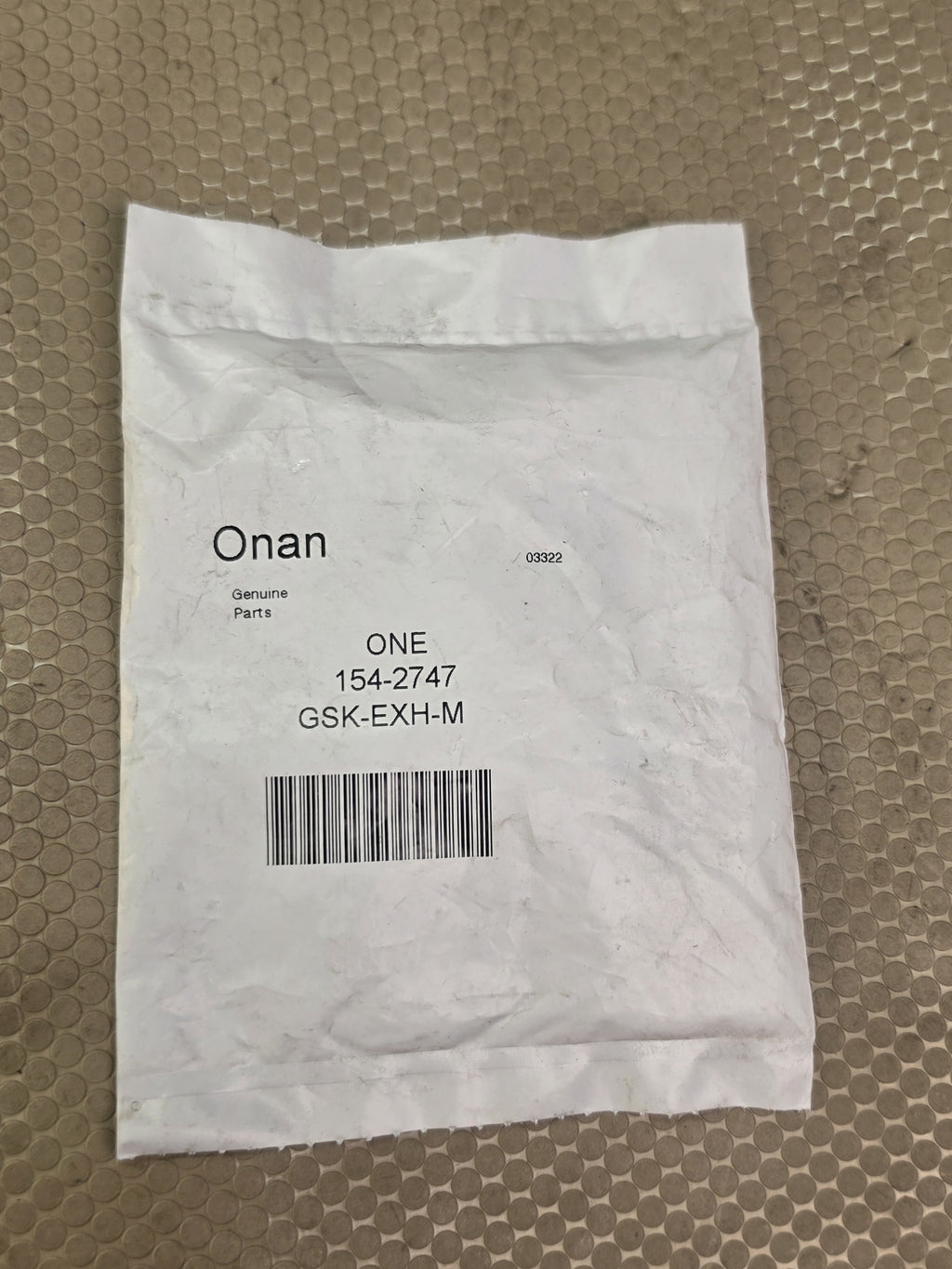 Onan 154-2747 Exhaust Manifold Gasket Generator Engine Part Genuine