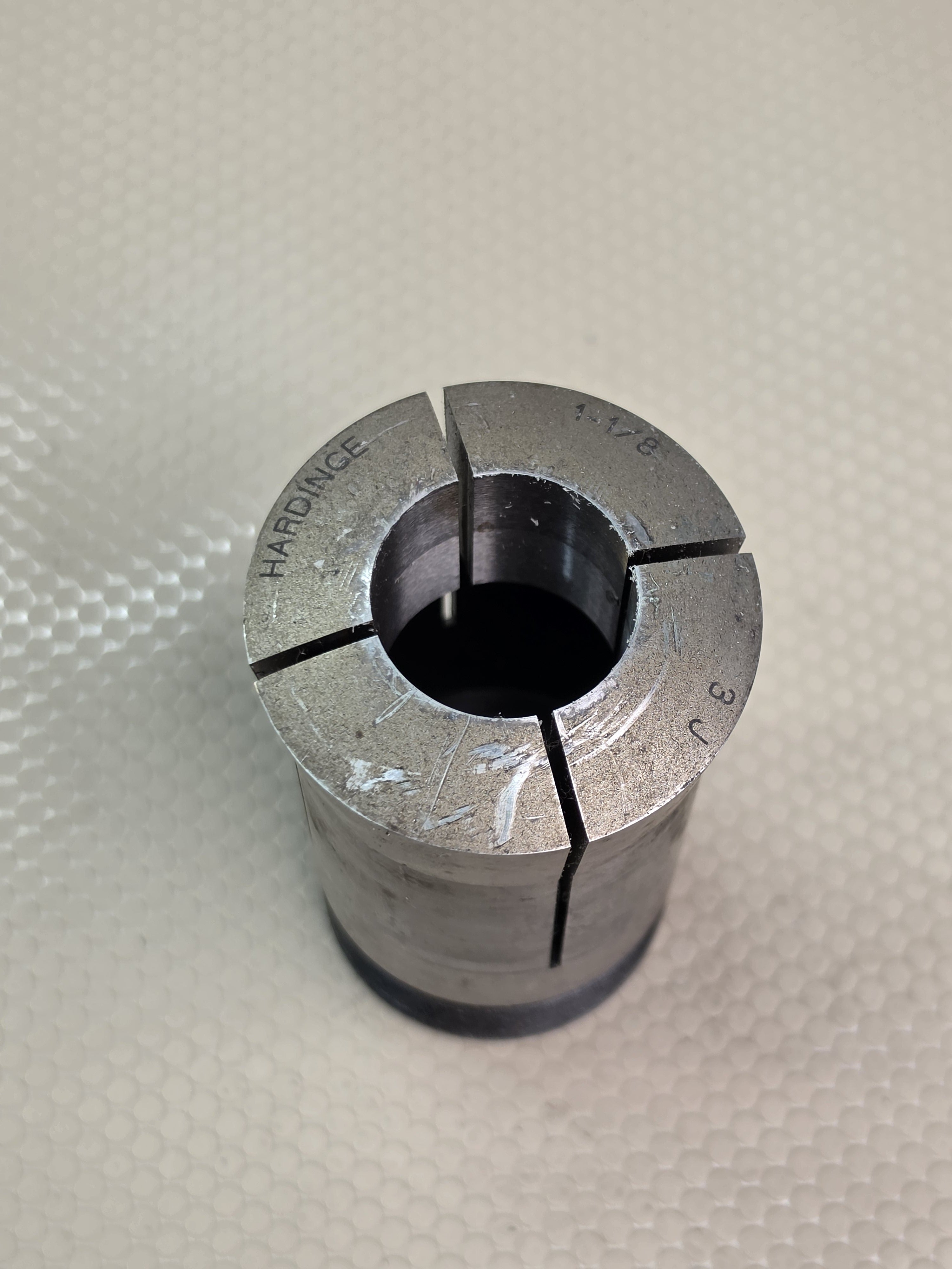Hardinge 3J Collet 1-1/8" Round Bore Lathe Chuck Tool Holder Machining