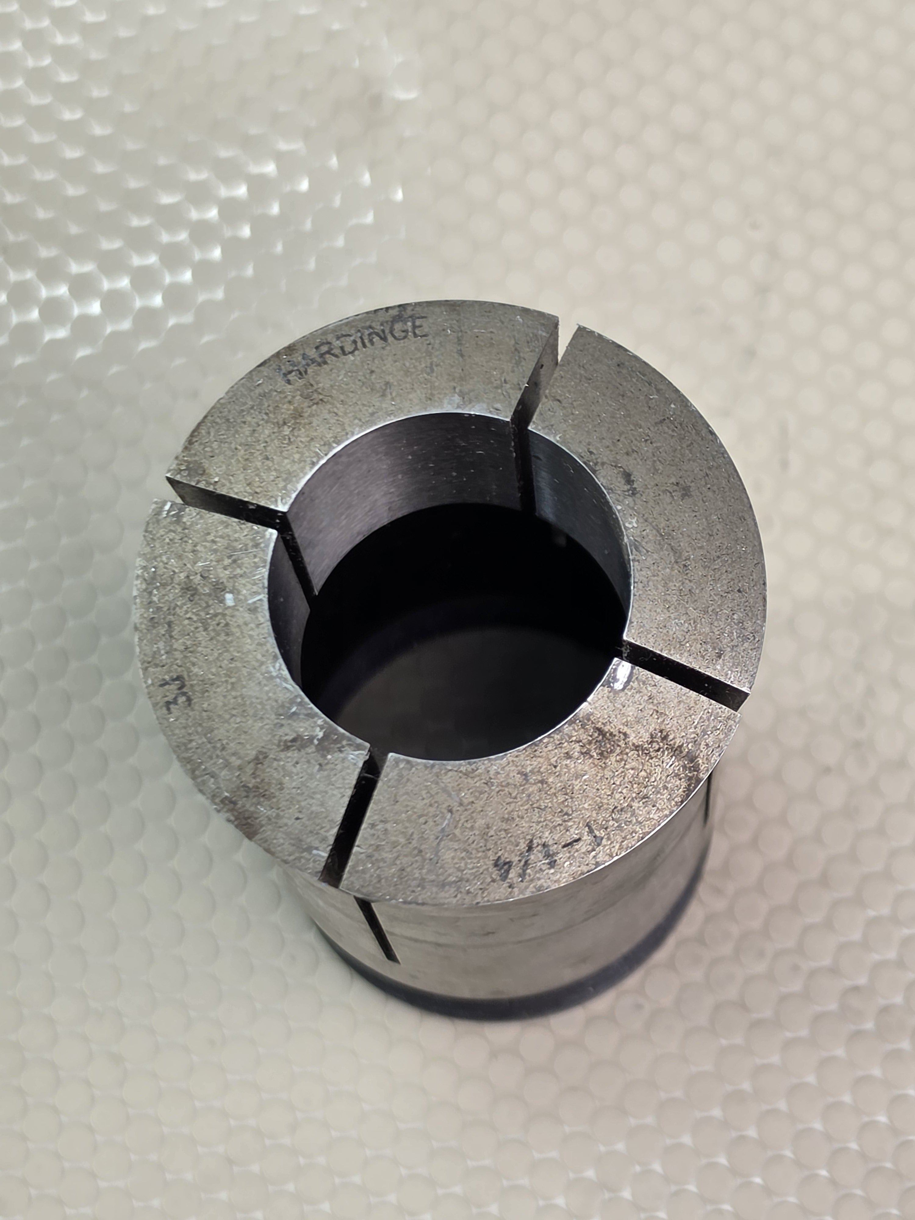 Hardinge 3J 1-1/4" Round Bore Lathe Collet Workholding Tool
