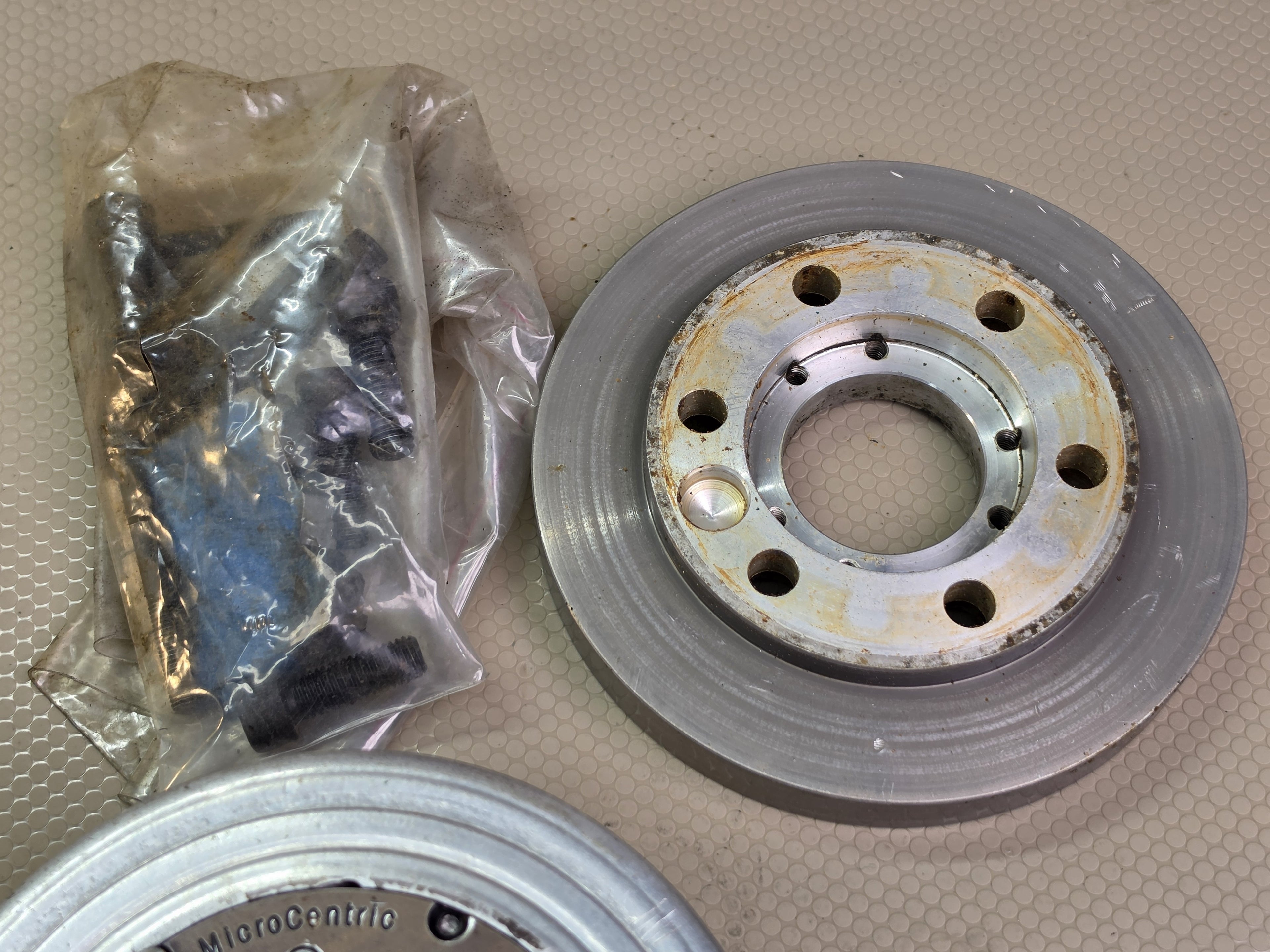 MicroCentric HSV4-3 High Speed 3-Jaw Air Chuck w/ Backplate Made in USA