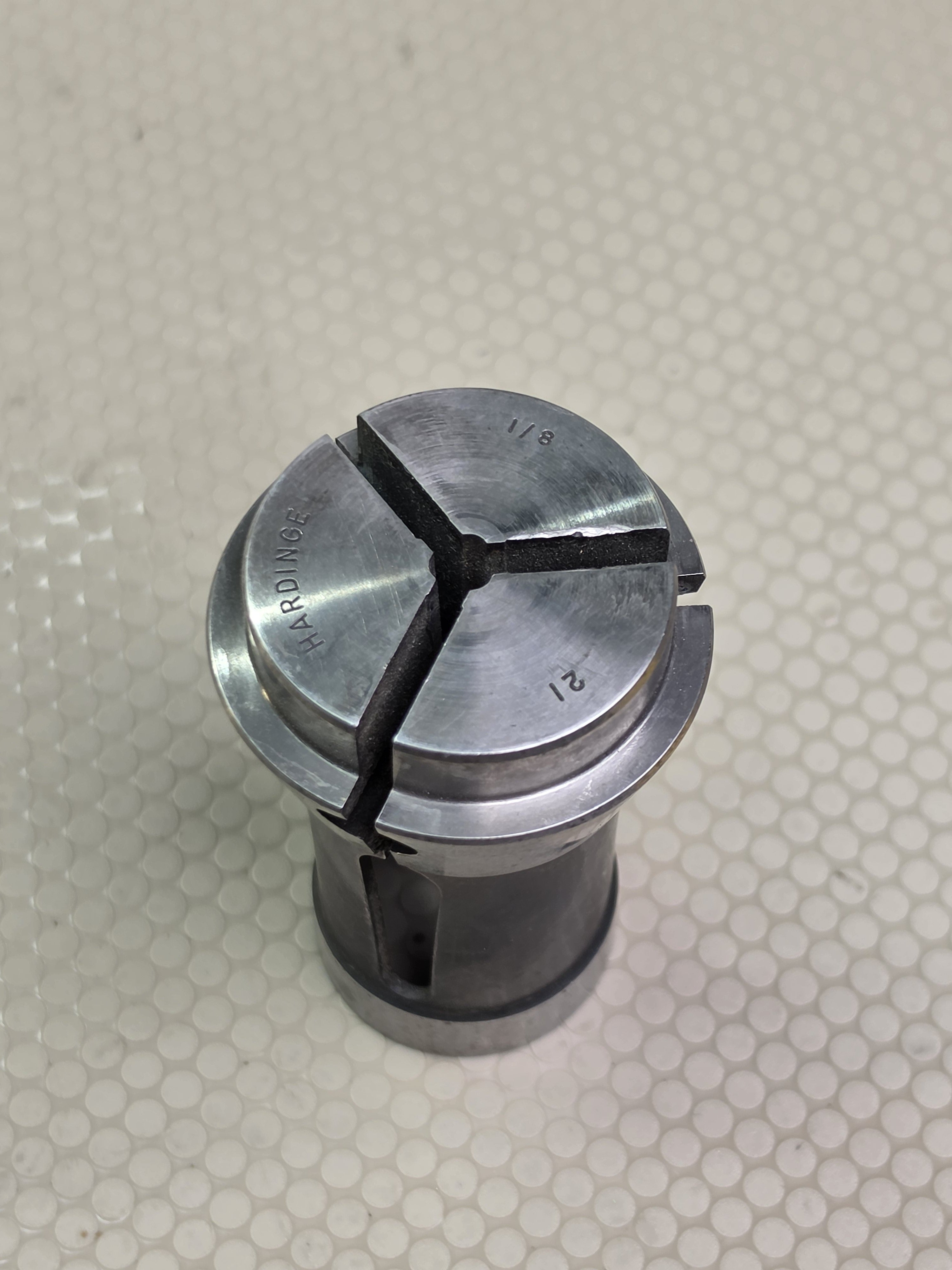 Hardinge 21 Collet 1/8" Round 3-Jaw Lathe Mill Screw Machine Tooling