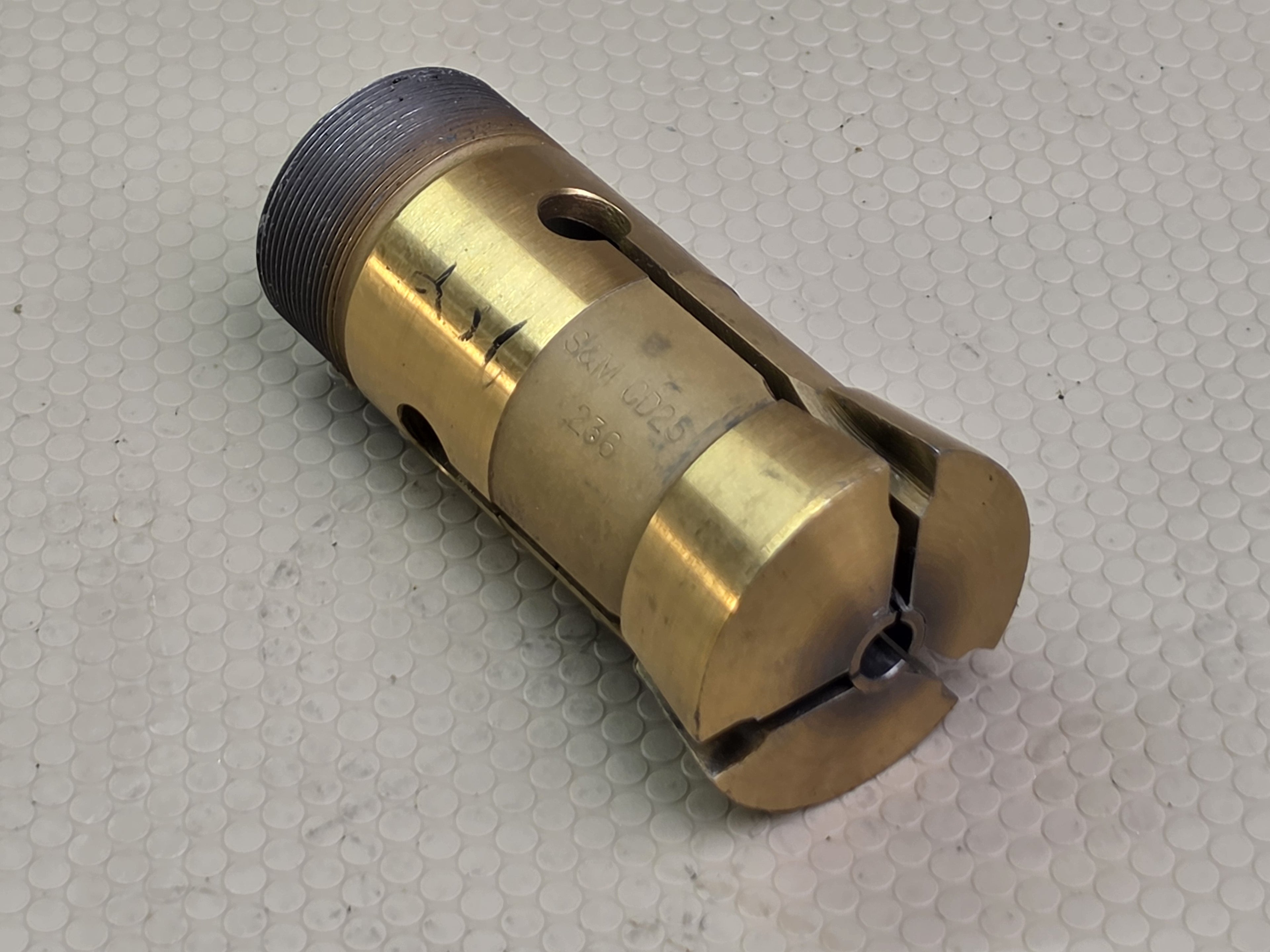 S&M Southwick & Meister CD25 .236 Guide Bushing Collet Lathe Workholding