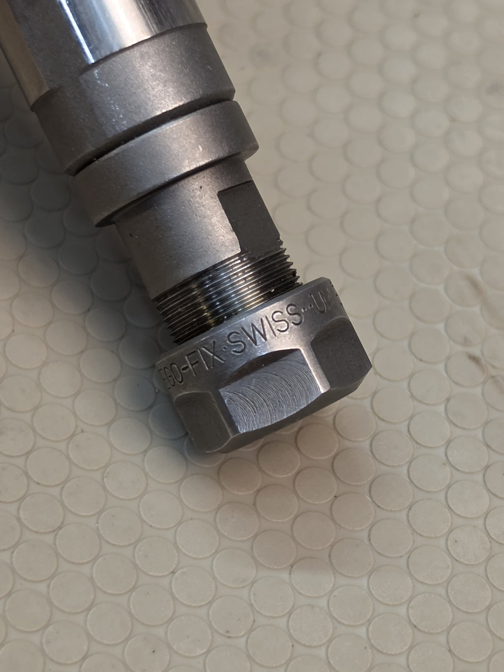 Citizen Floating Tension Compression Head TF8 Collet Chuck Swiss Lathe Rego Nut