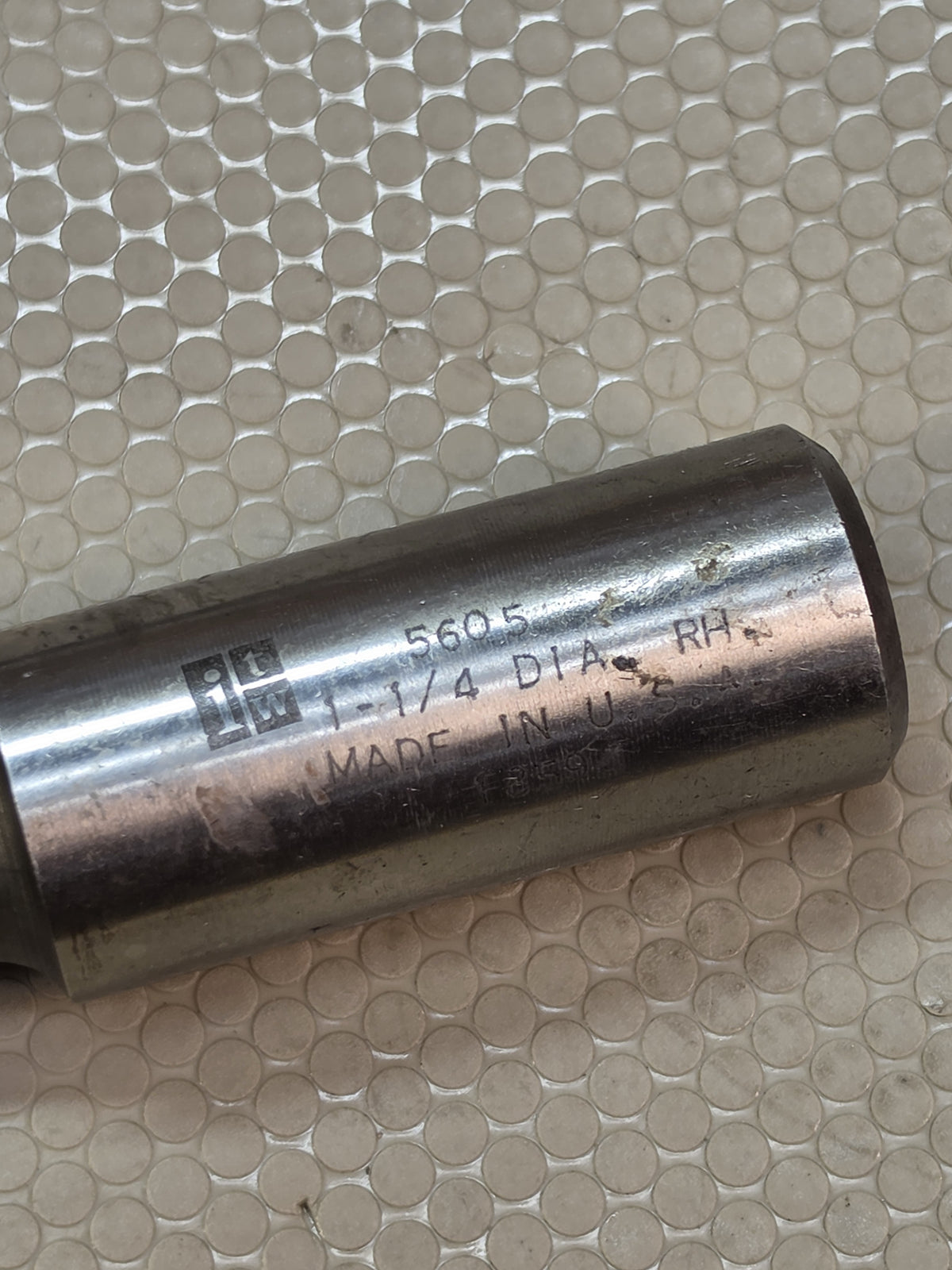 ITW 5603A 1-1/4" Diameter Custom Form Milling Cutter Straight Shank